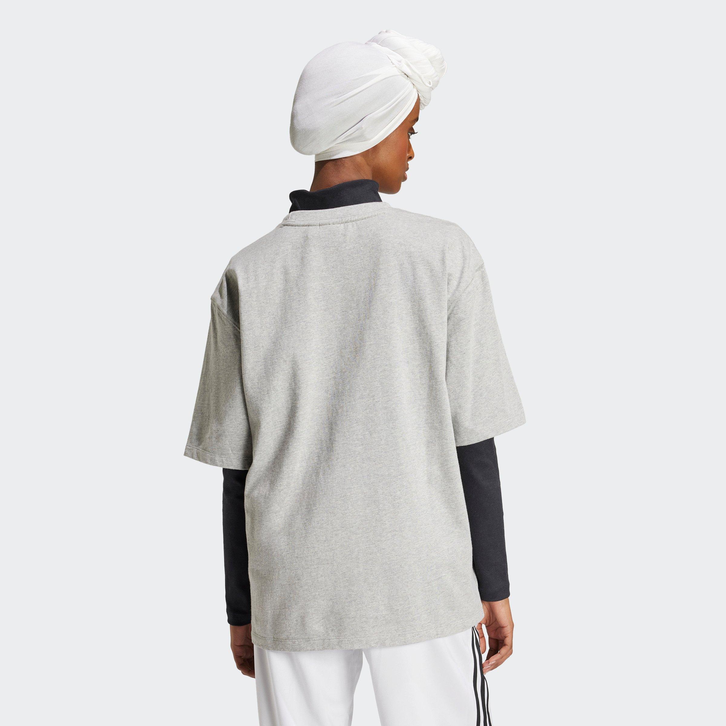 Essentials Boyfriend T-Shirt, Grey, A701_ONE, large image number 2