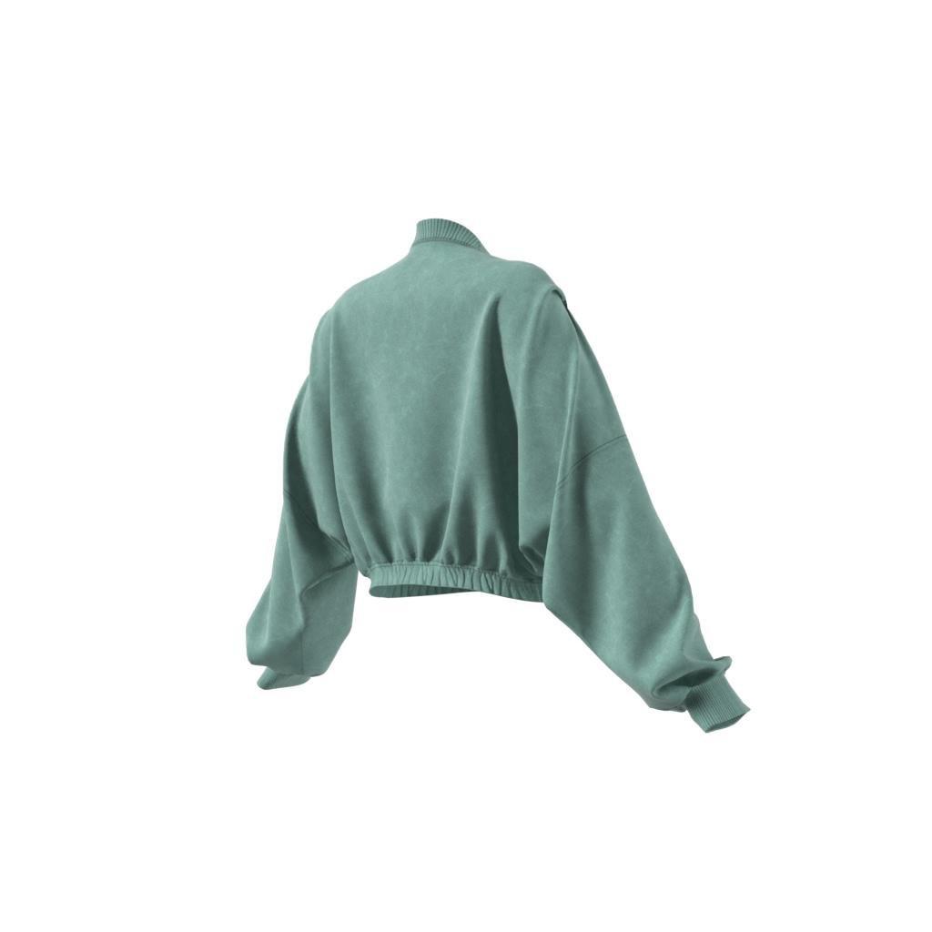 Premium Essentials Washed Oversized Sweatshirt, Green, A701_ONE, large image number 6