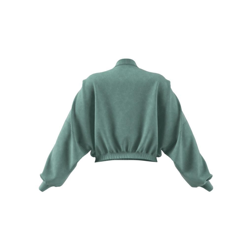 Premium Essentials Washed Oversized Sweatshirt, Green, A701_ONE, large image number 13