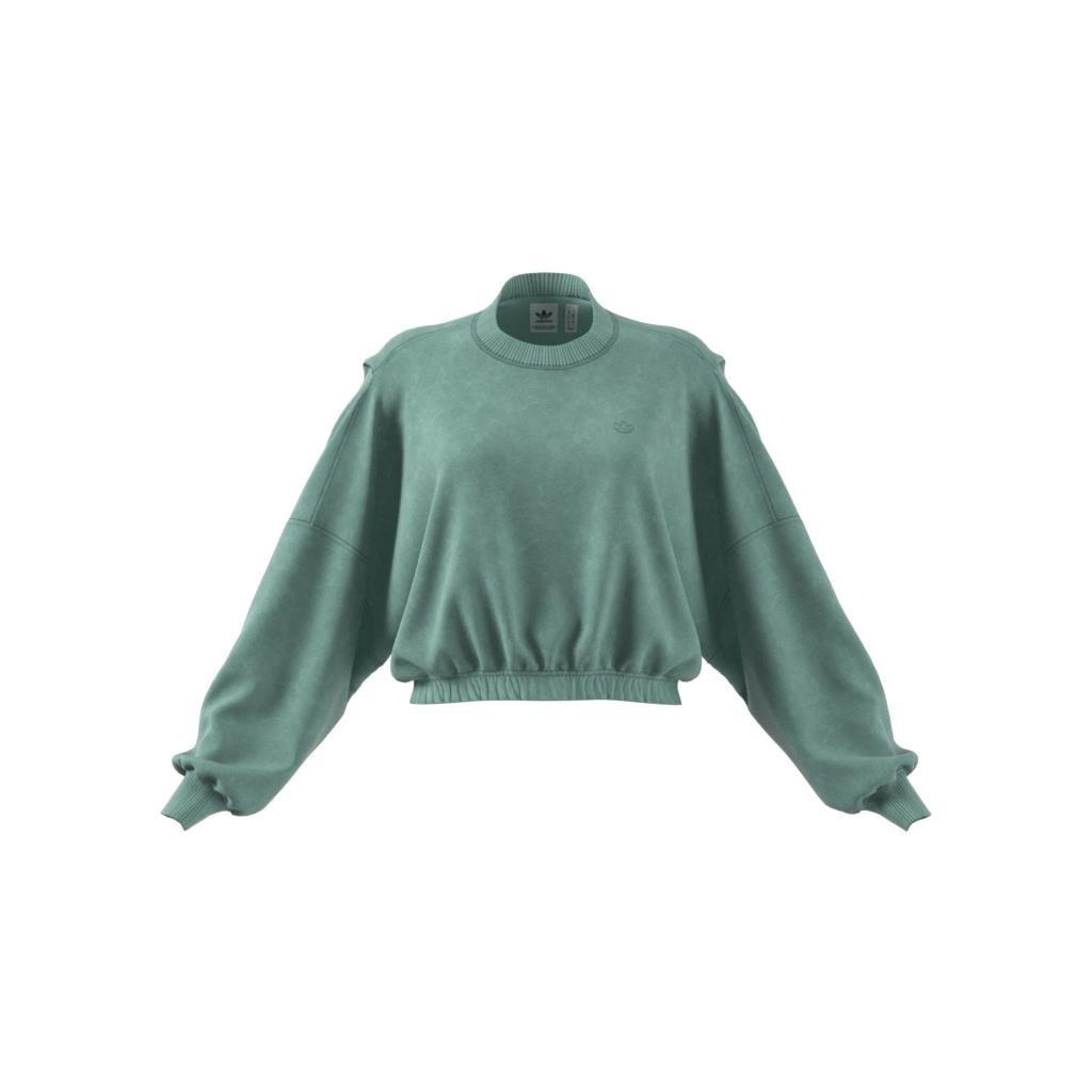 Premium Essentials Washed Oversized Sweatshirt, Green, A701_ONE, large image number 14