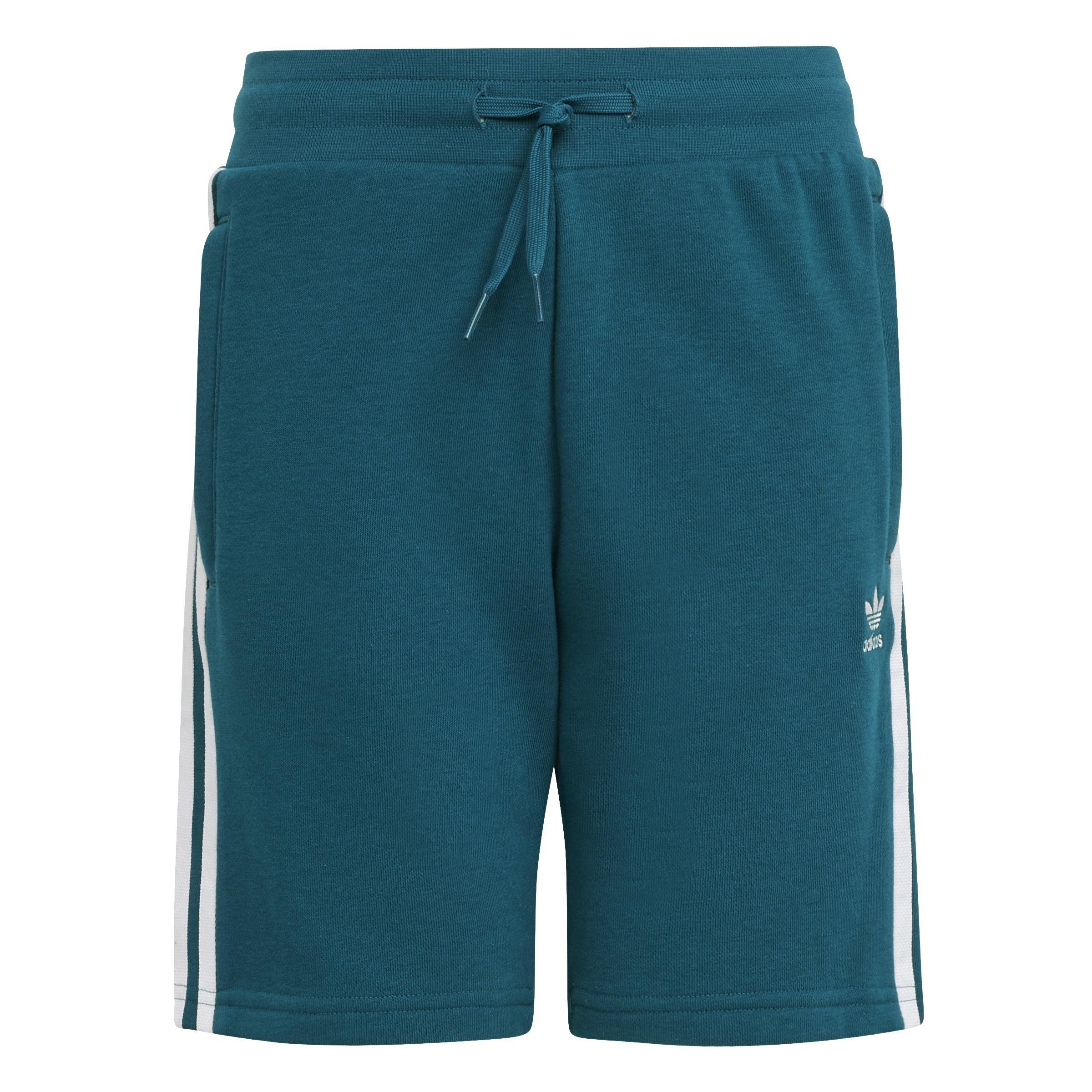 Kids Unisex Adicolor Shorts, Turquoise, A701_ONE, large image number 1