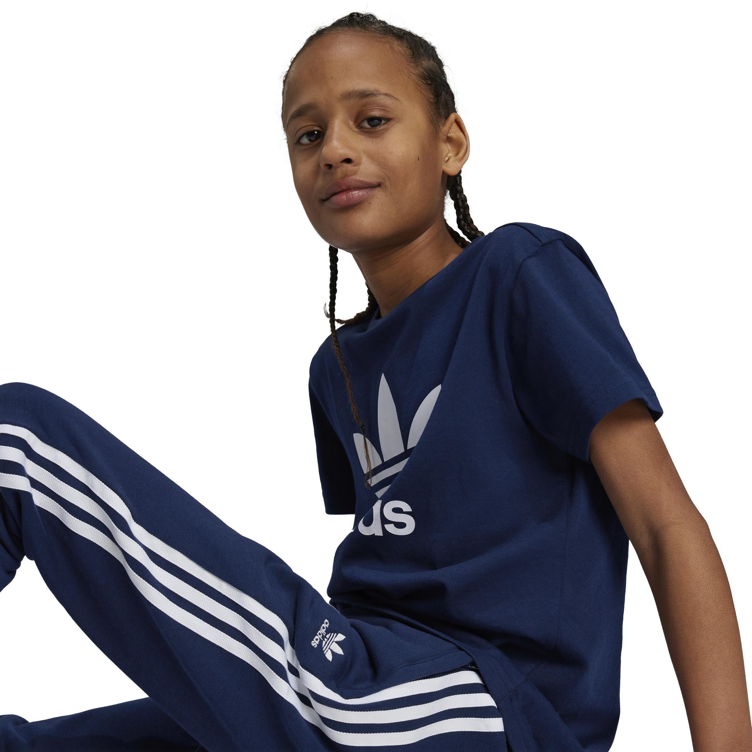 Kids Unisex Trefoil Joggers Kids, Blue, A701_ONE, large image number 4