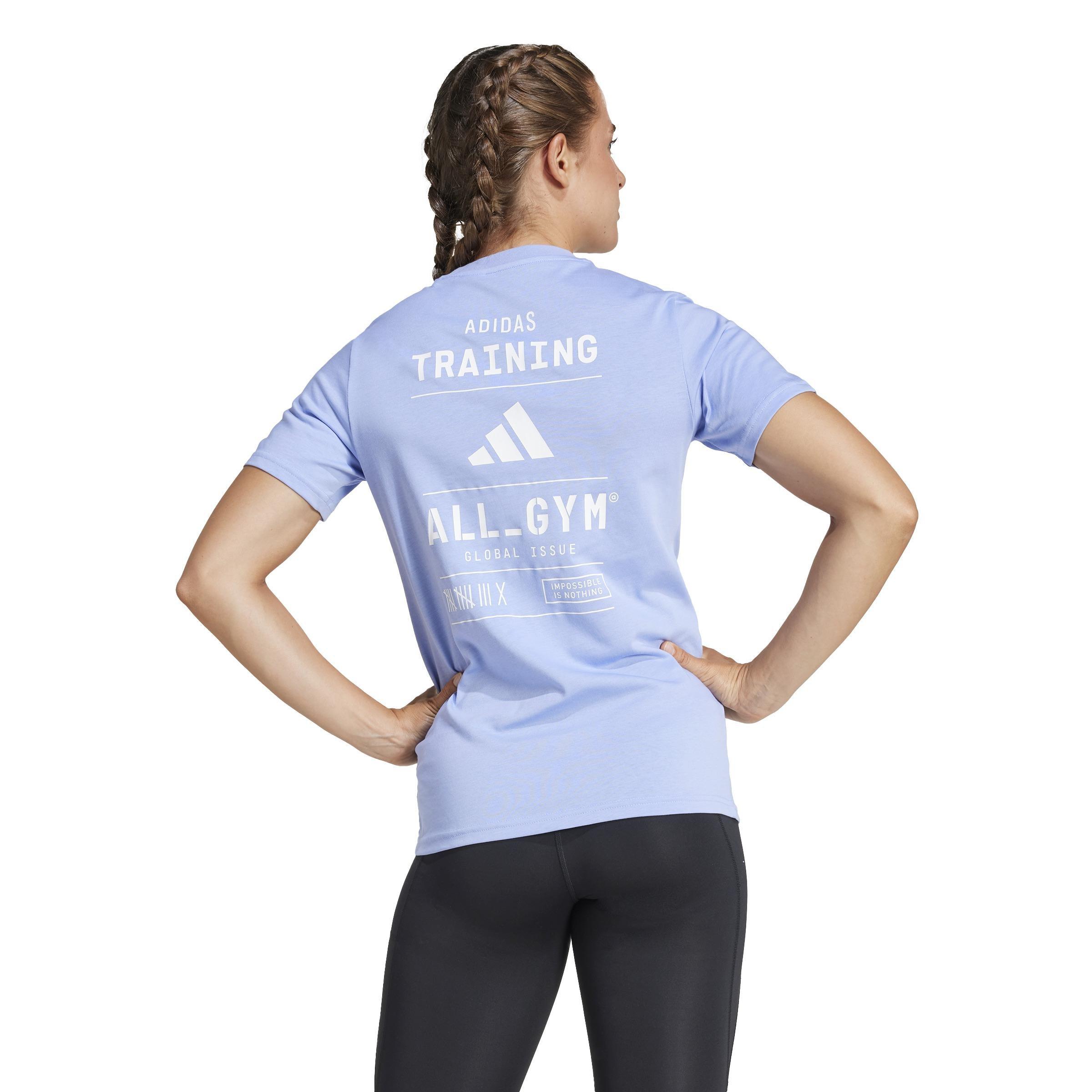 All-Gym Category Graphic T-Shirt, Blue, A701_ONE, large image number 3