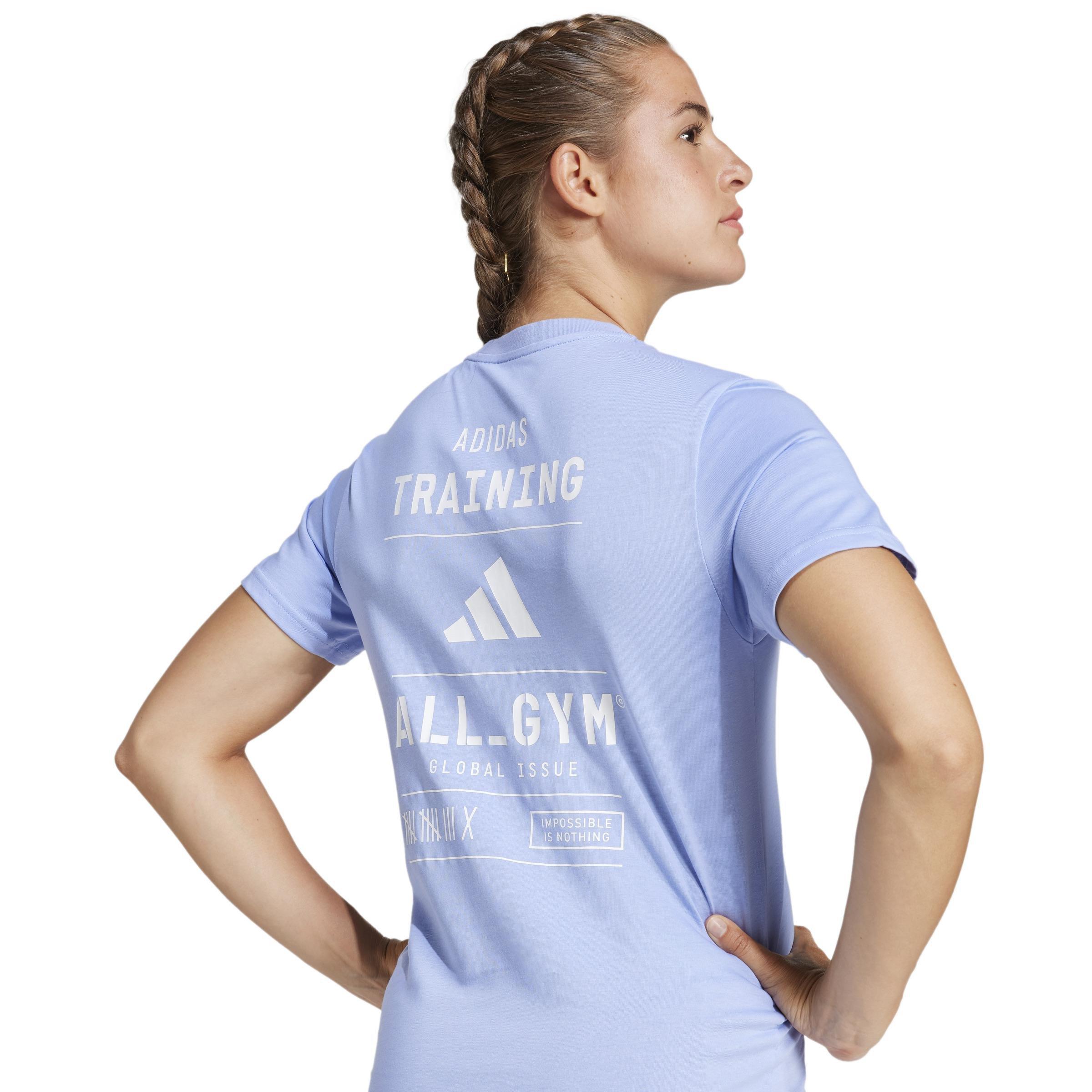 All-Gym Category Graphic T-Shirt, Blue, A701_ONE, large image number 5