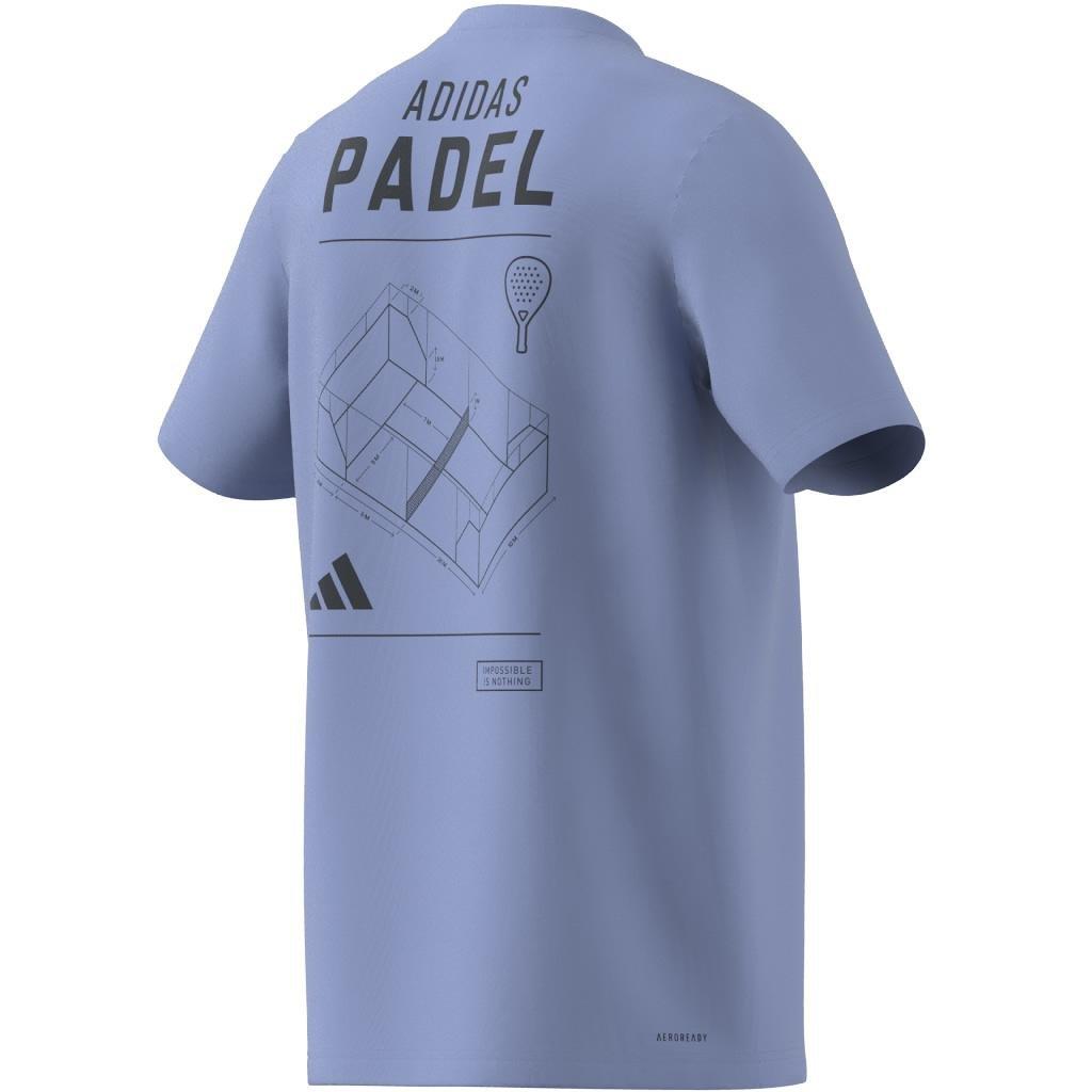 Padel Category Graphic T-Shirt, Blue, A701_ONE, large image number 6