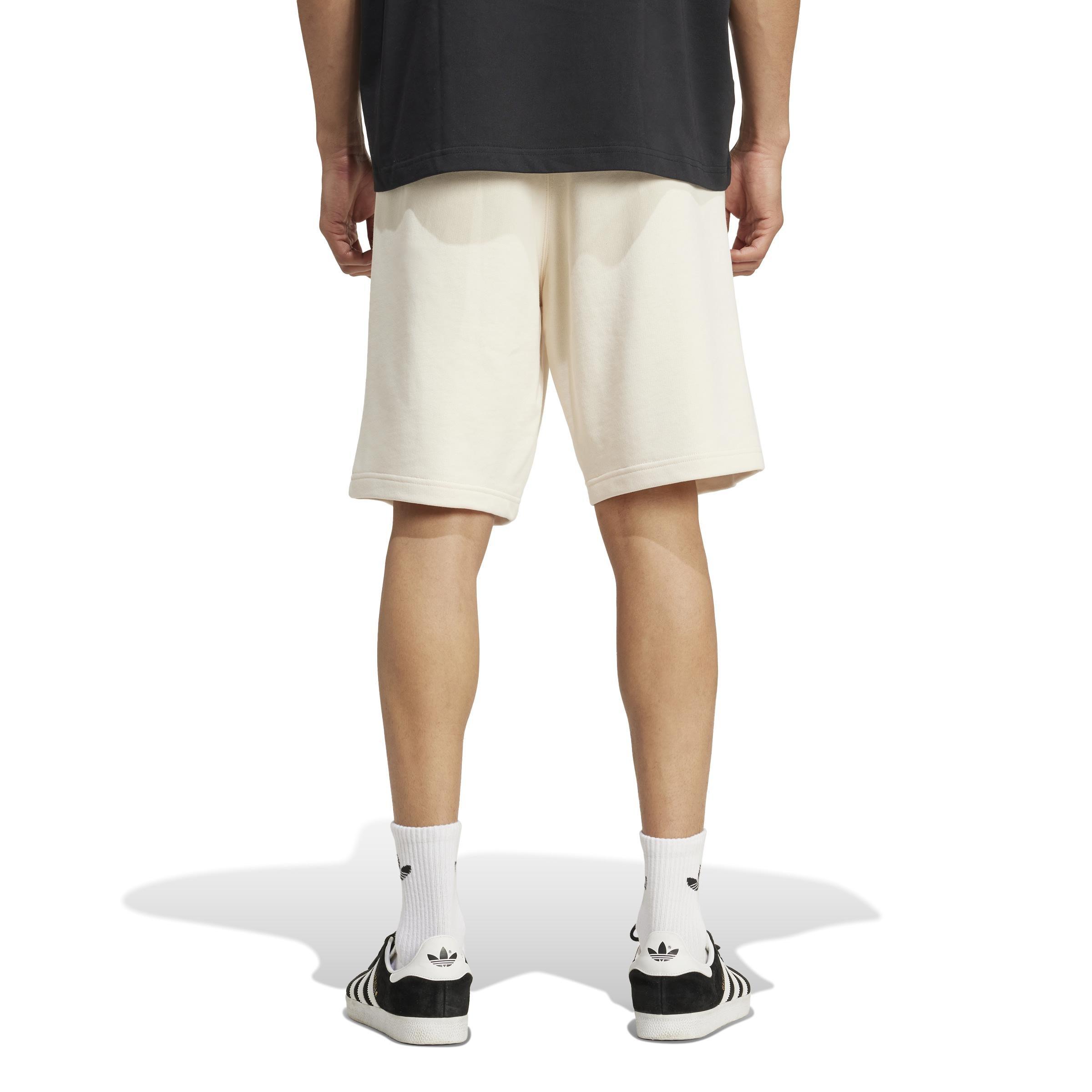 Trefoil Essentials Fleece Shorts, White, , large image number 2