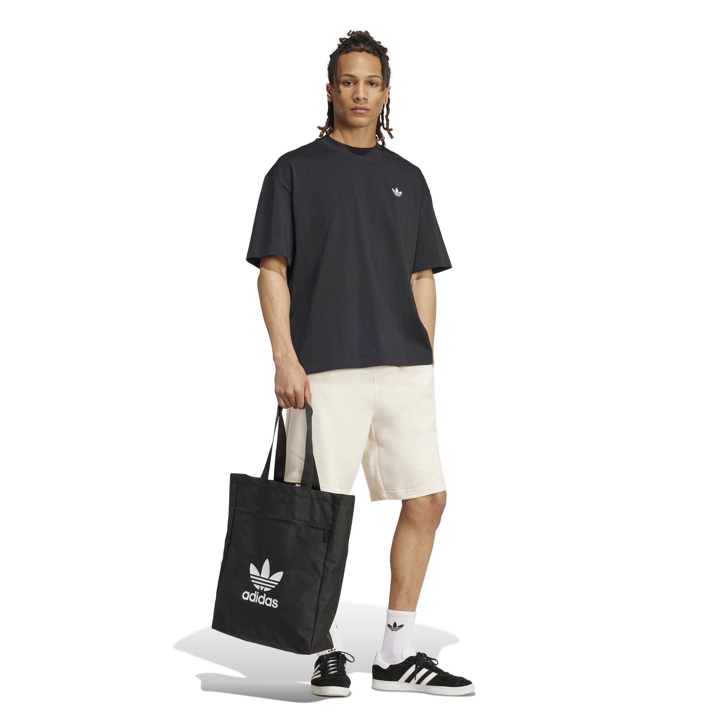 Trefoil Essentials Fleece Shorts, White, , large image number 5