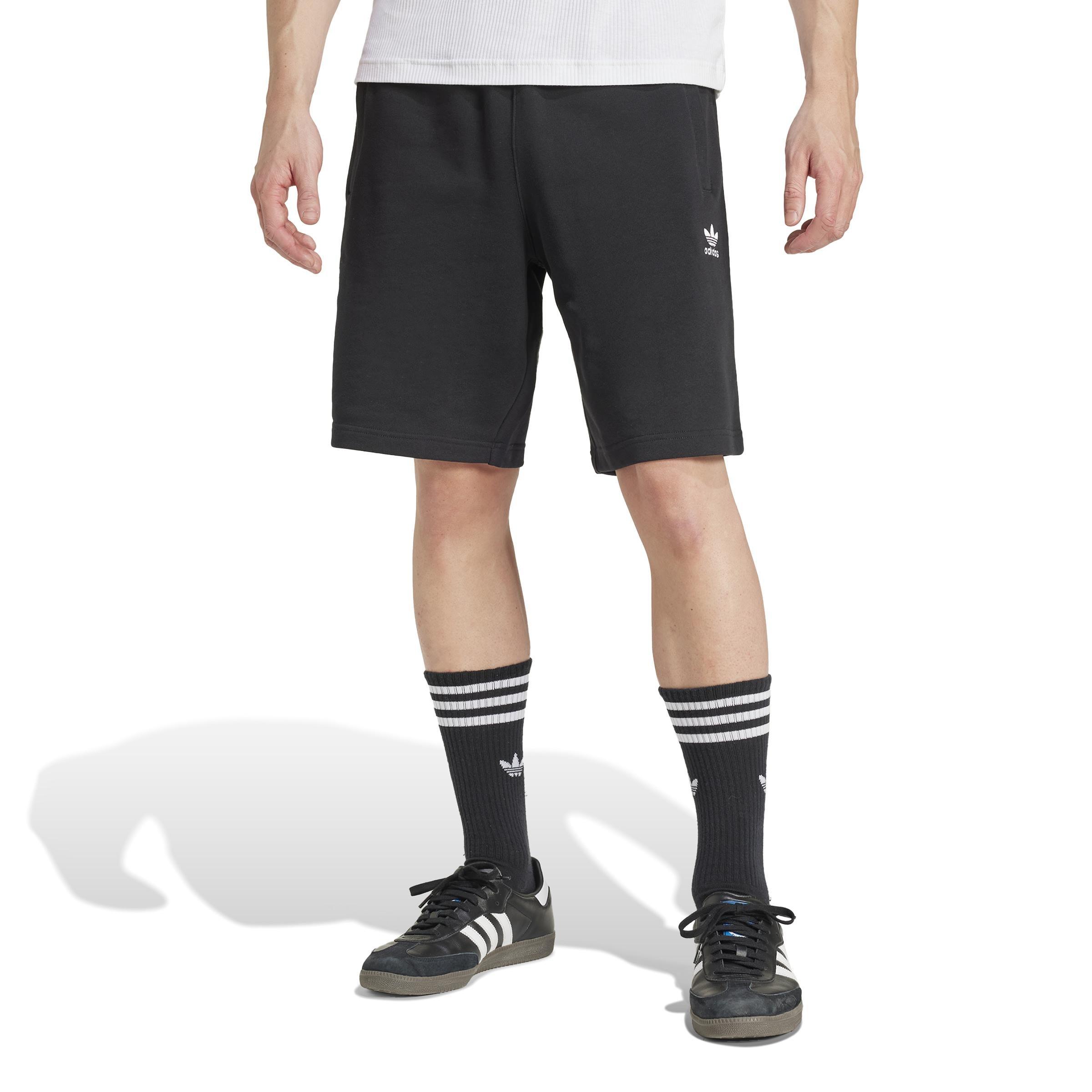 Essentials Trefoil Shorts, Black, A701_ONE, large image number 0