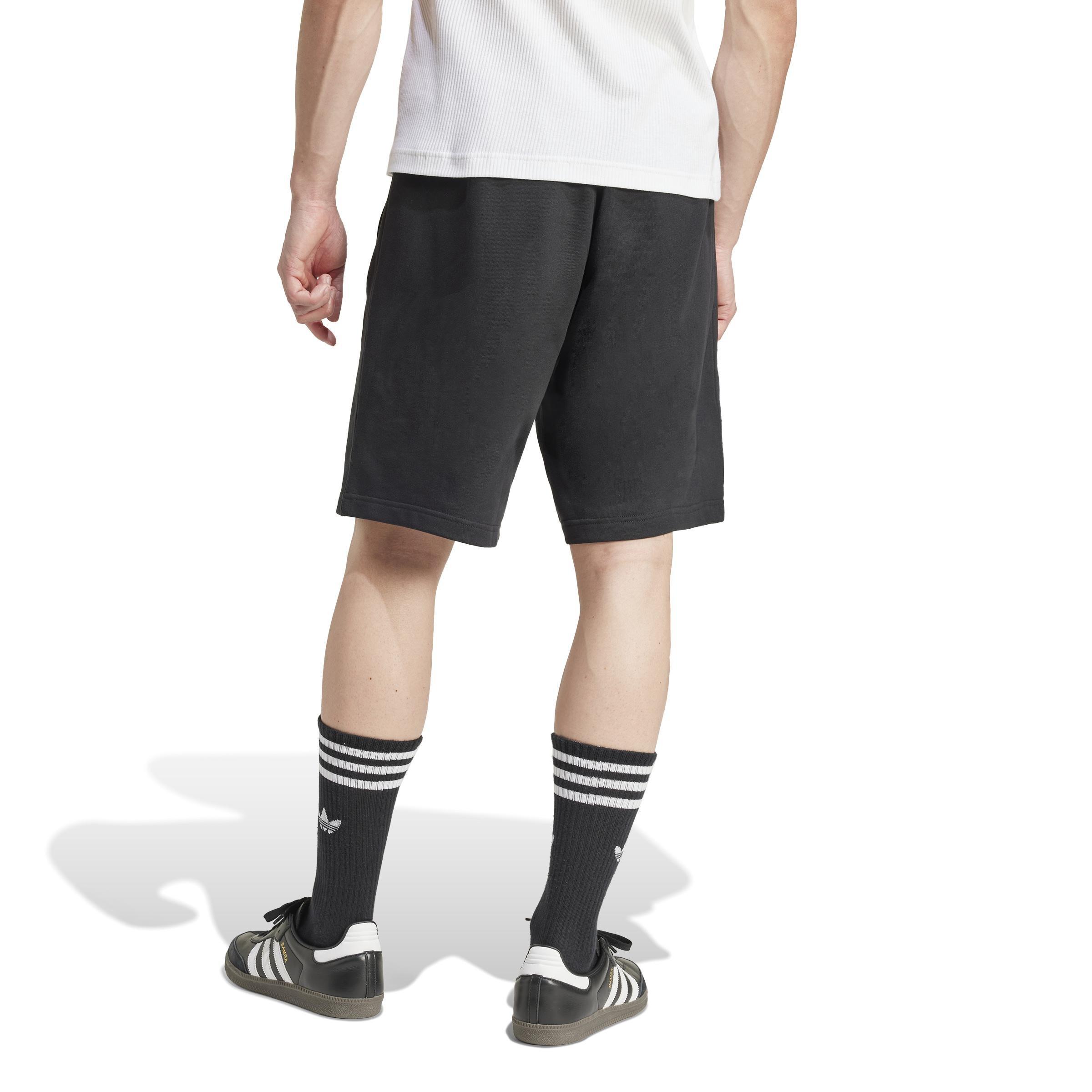 Essentials Trefoil Shorts, Black, A701_ONE, large image number 3