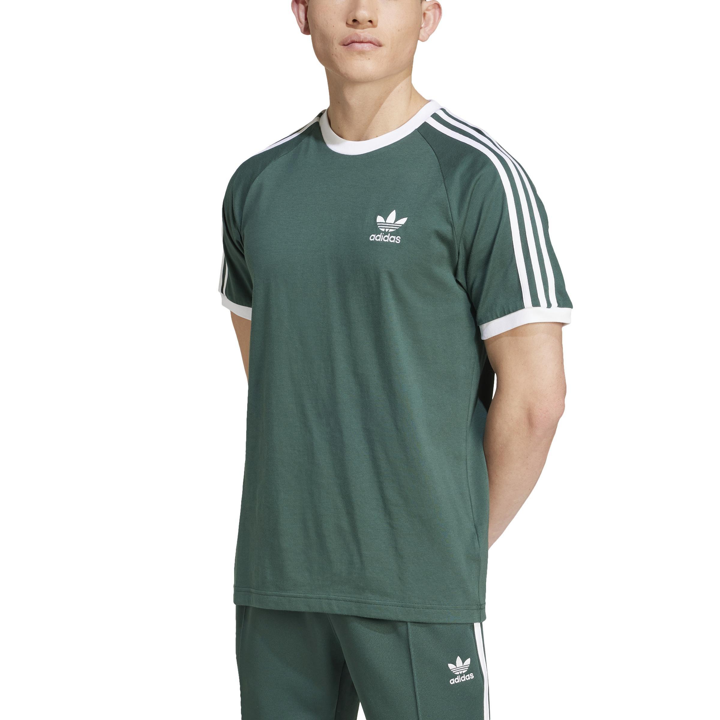 Adicolor Classics 3-Stripes T-Shirt, Green, A701_ONE, large image number 0