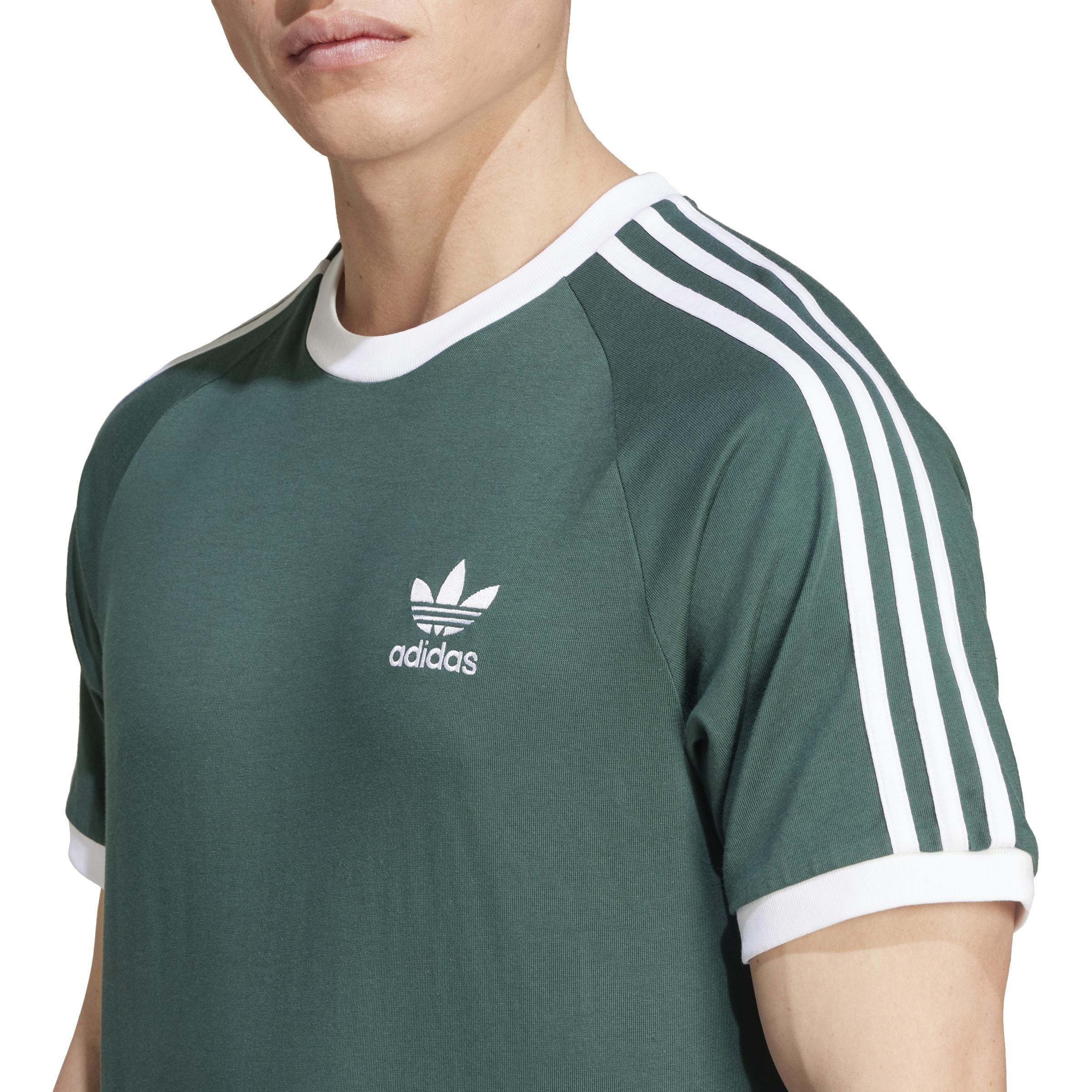 Adicolor Classics 3-Stripes T-Shirt, Green, A701_ONE, large image number 4