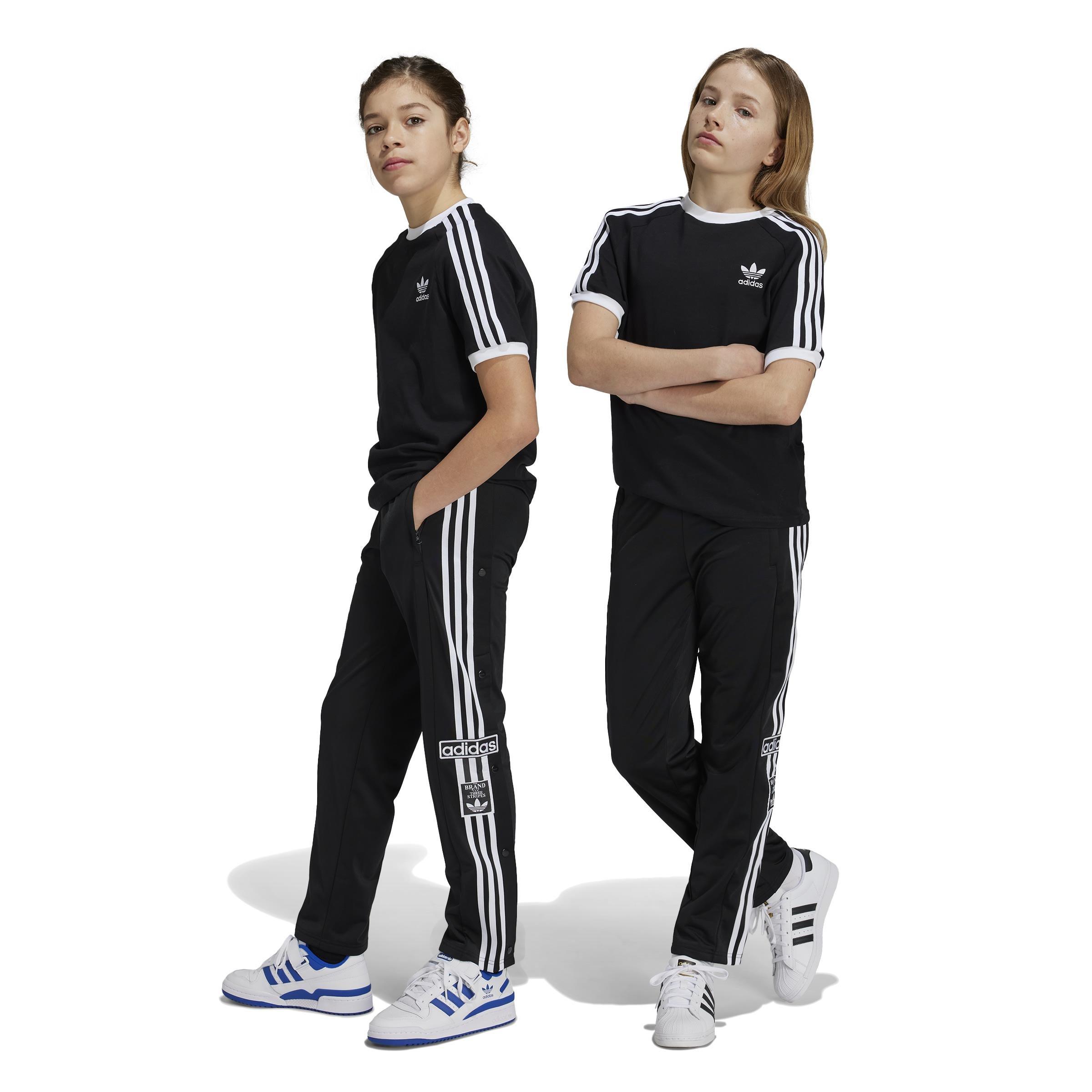 Kids Unisex Adibreak Tracksuit Bottoms, Black, A701_ONE, large image number 10