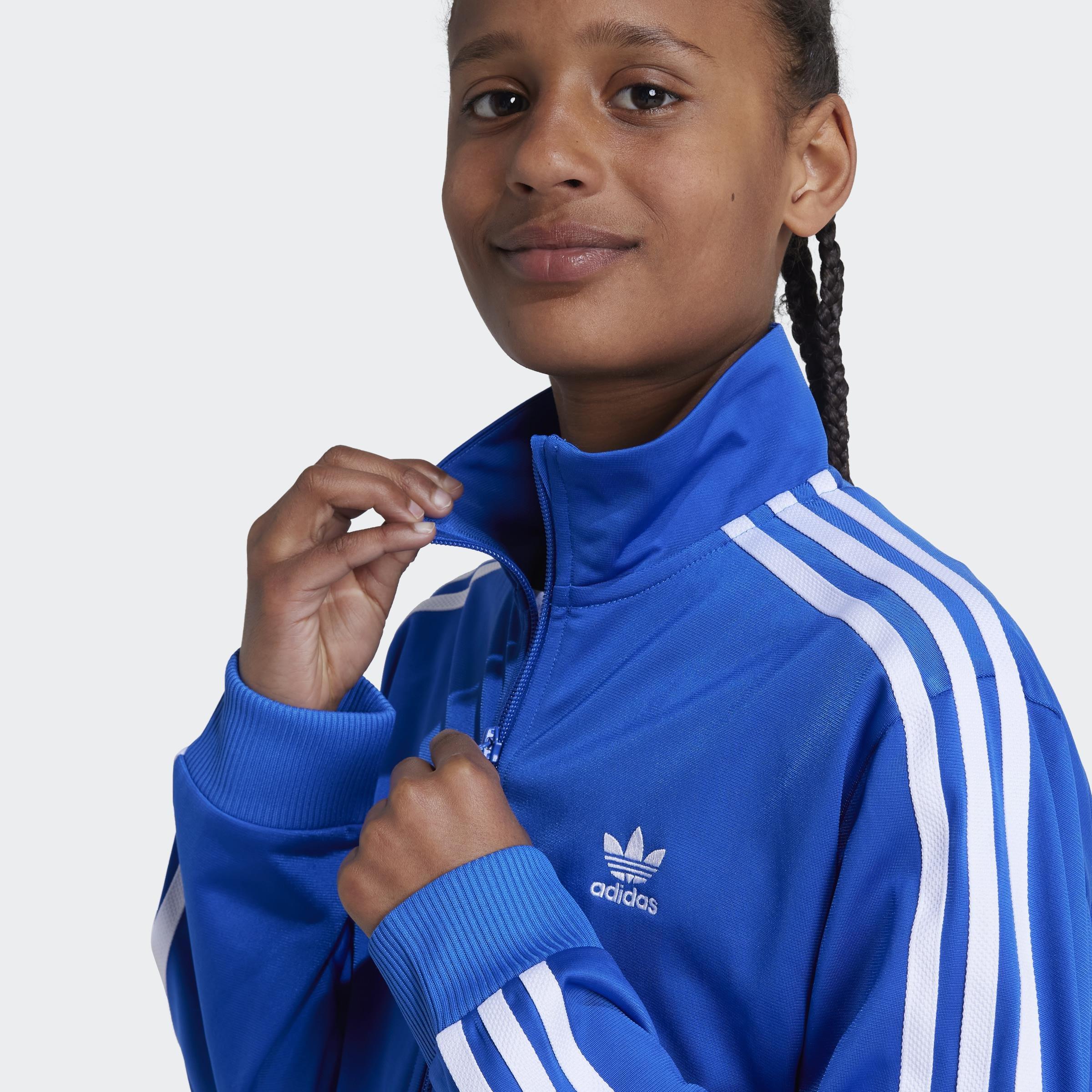 Kids Unisex Adicolor Firebird Top, Blue, A701_ONE, large image number 4