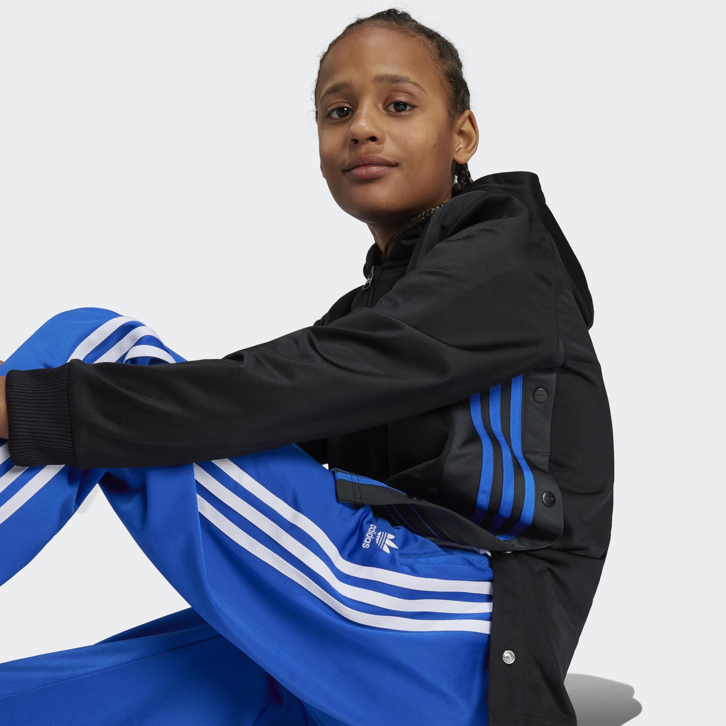 Kids Unisex Adicolor Firebird Tracksuit Bottoms, Blue, A701_ONE, medium