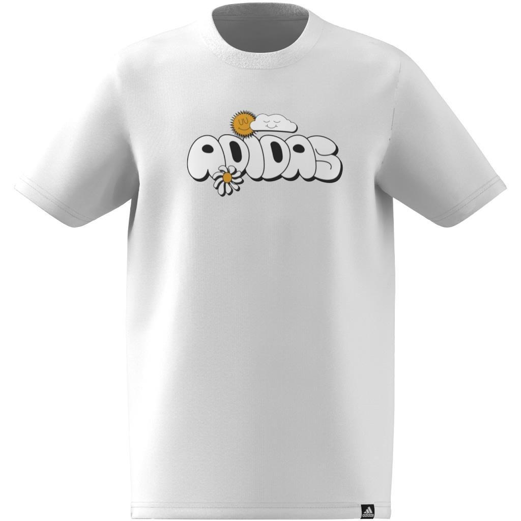 Kids Unisex Graphic T-Shirt, White, A701_ONE, large image number 7