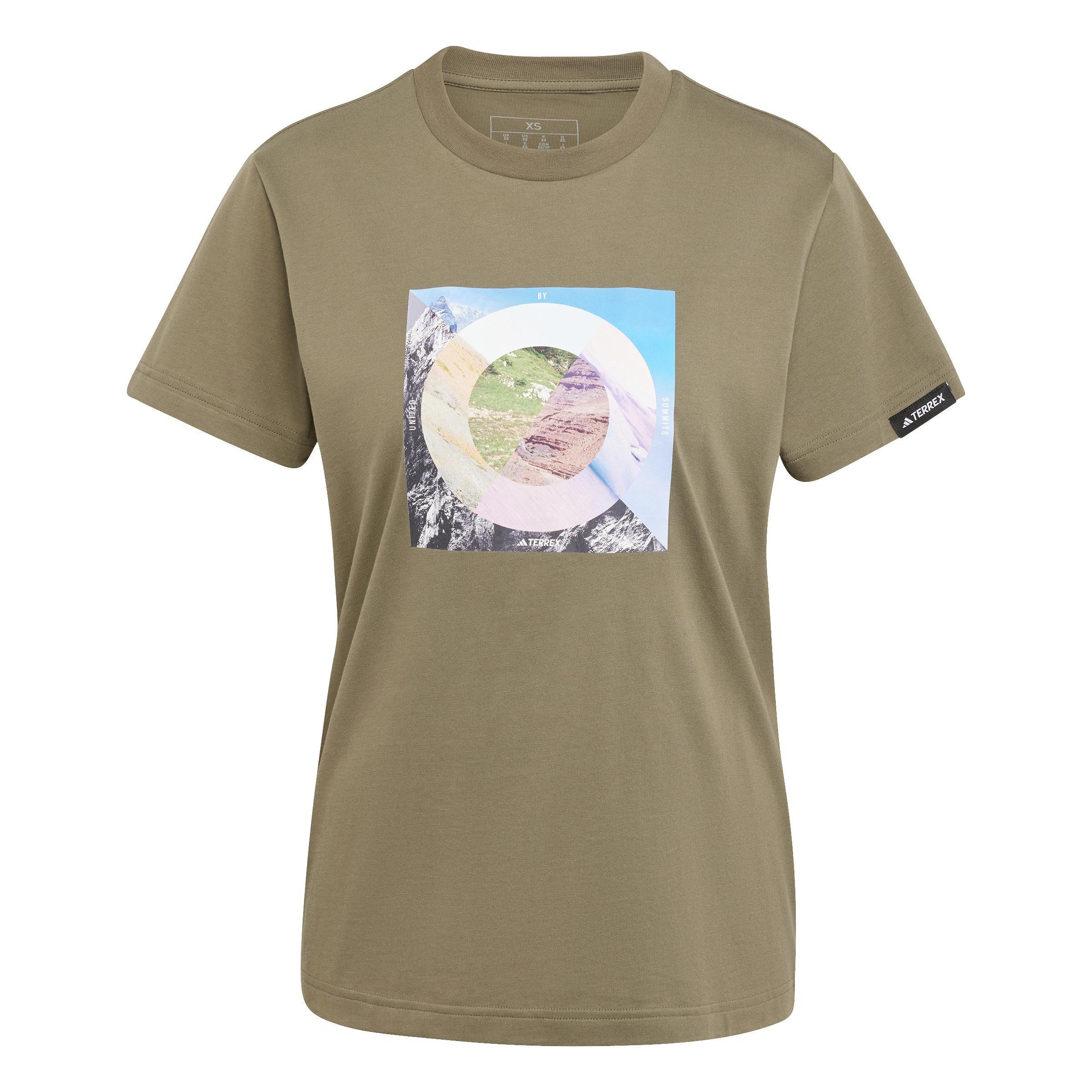 Unisex Terrex Graphic T-Shirt, Green, A701_ONE, large image number 0