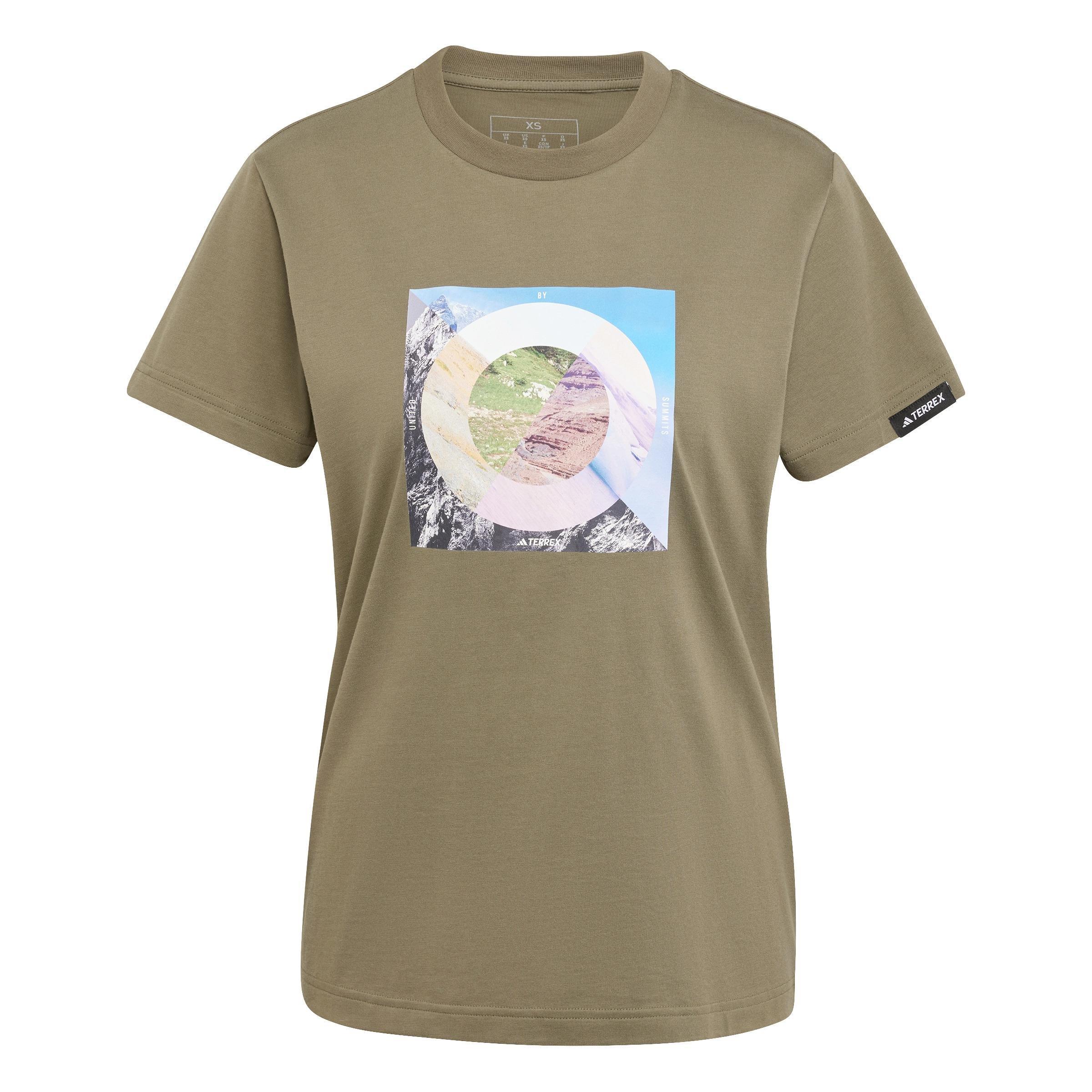 Unisex Terrex Graphic T-Shirt, Green, A701_ONE, large image number 1