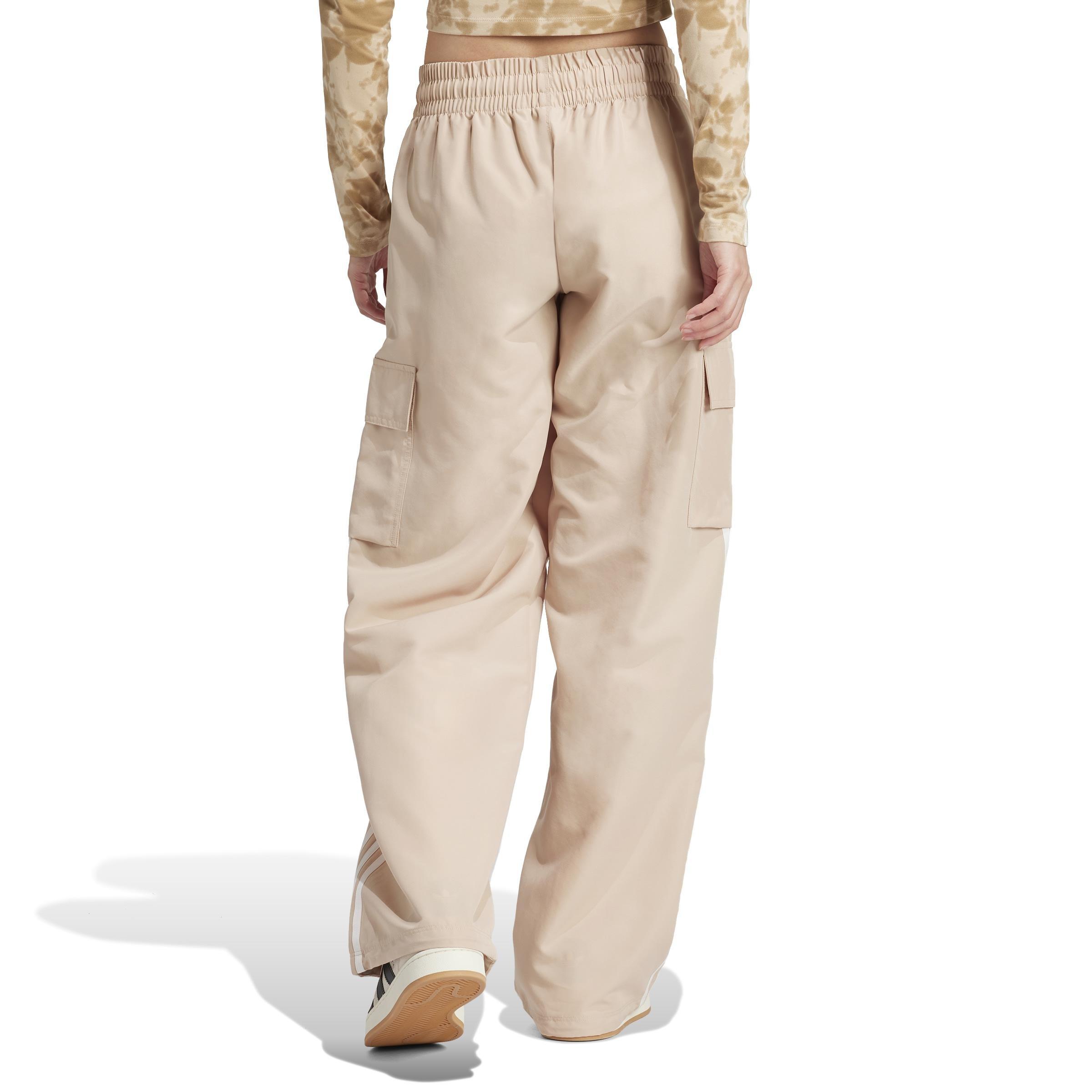 Adicolor 3-Stripes Cargo Tracksuit Bottoms, Beige, A701_ONE, large image number 2