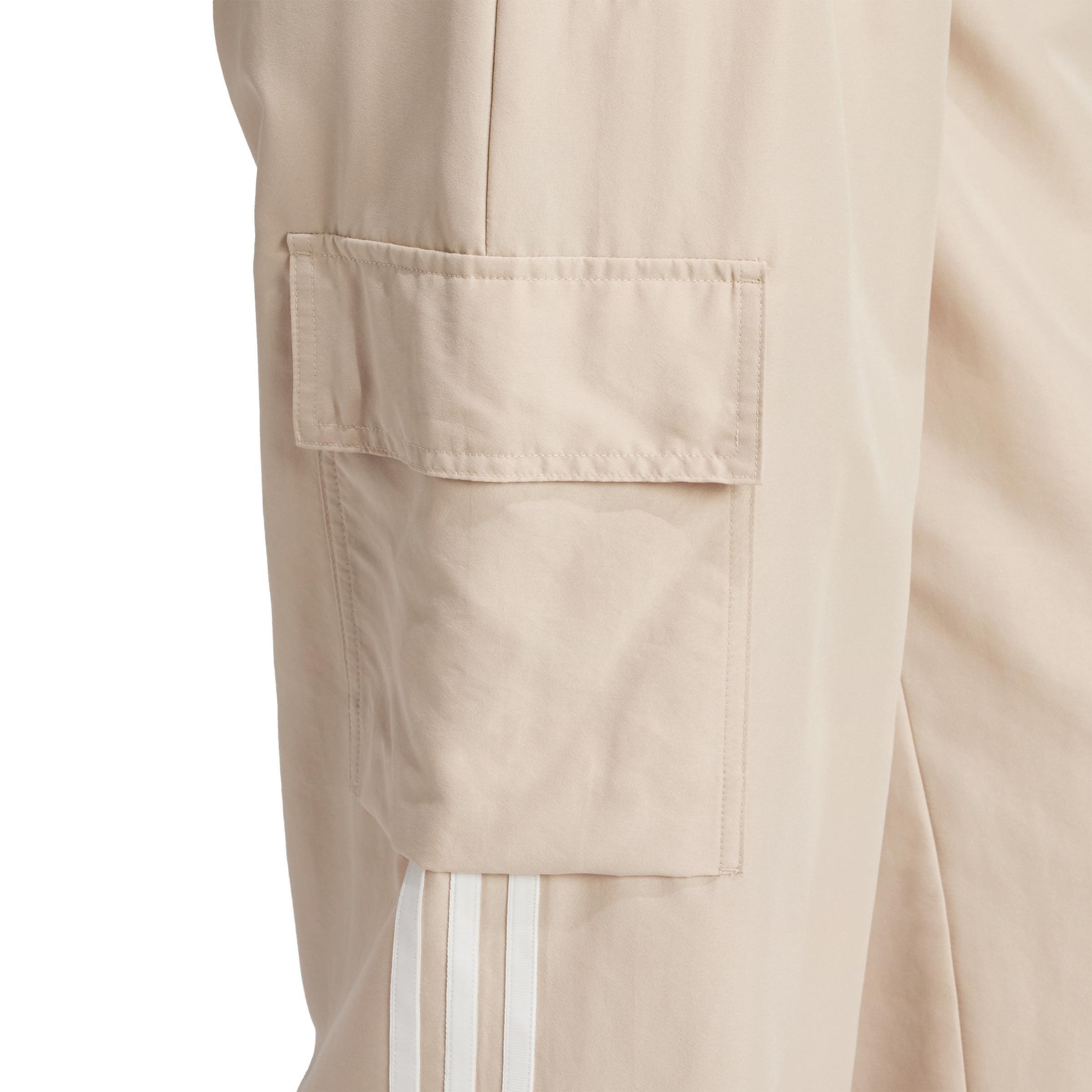 Adicolor 3-Stripes Cargo Tracksuit Bottoms, Beige, A701_ONE, large image number 4