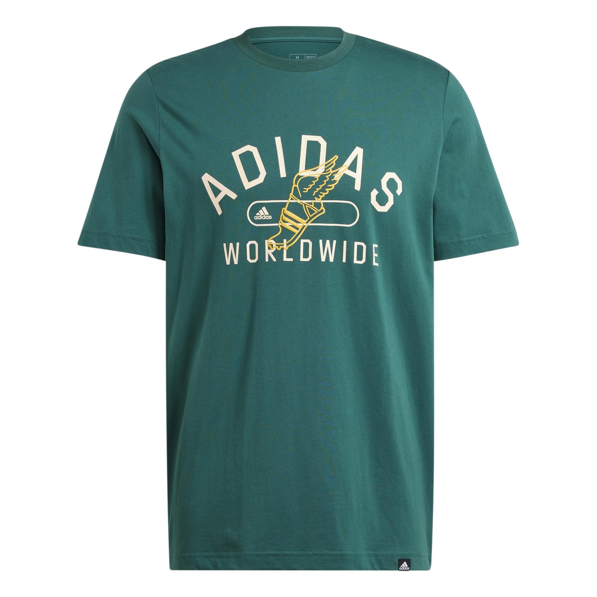 Collegiate Graphic Tee, Green, A701_ONE, large image number 0