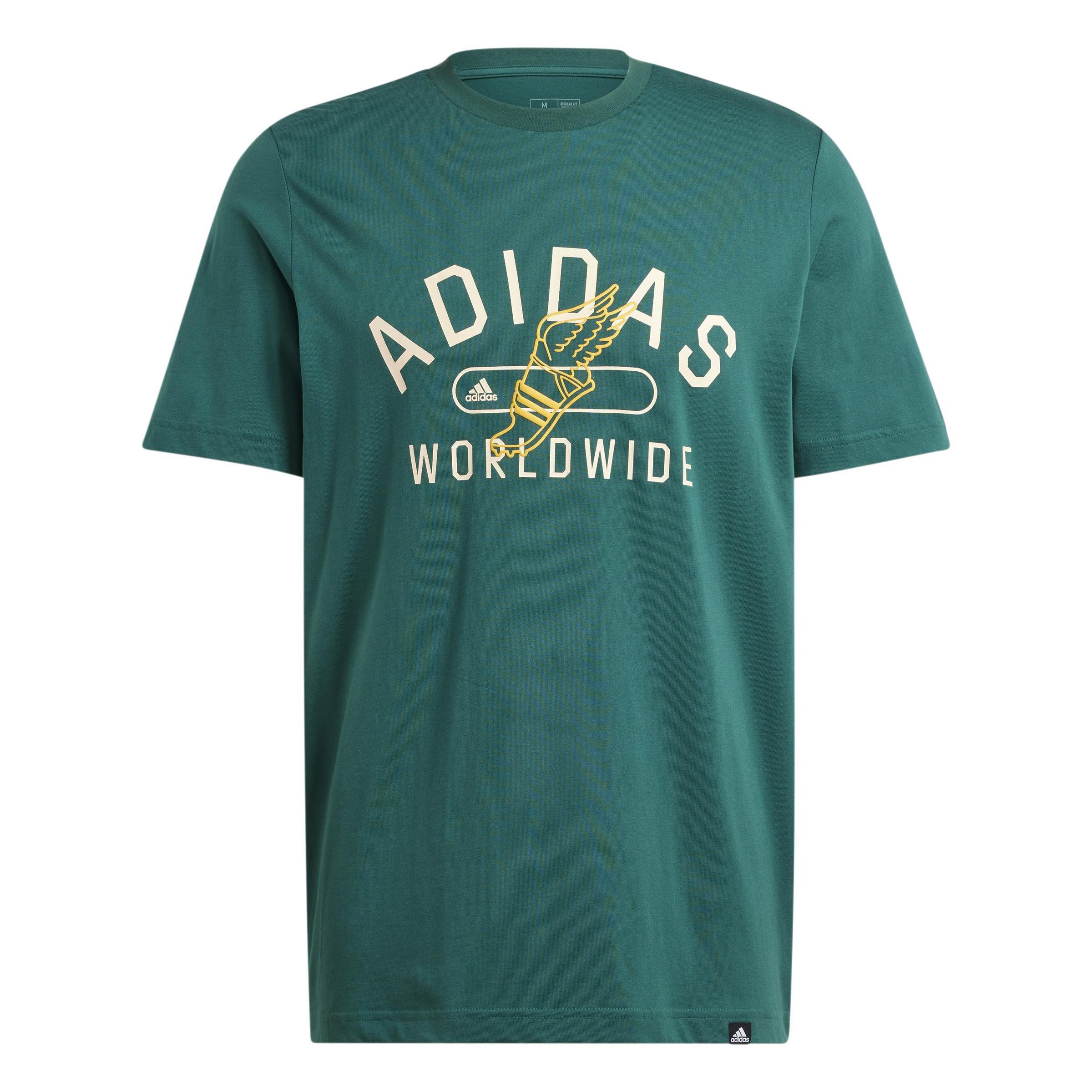 Collegiate Graphic Tee, Green, A701_ONE, large image number 2