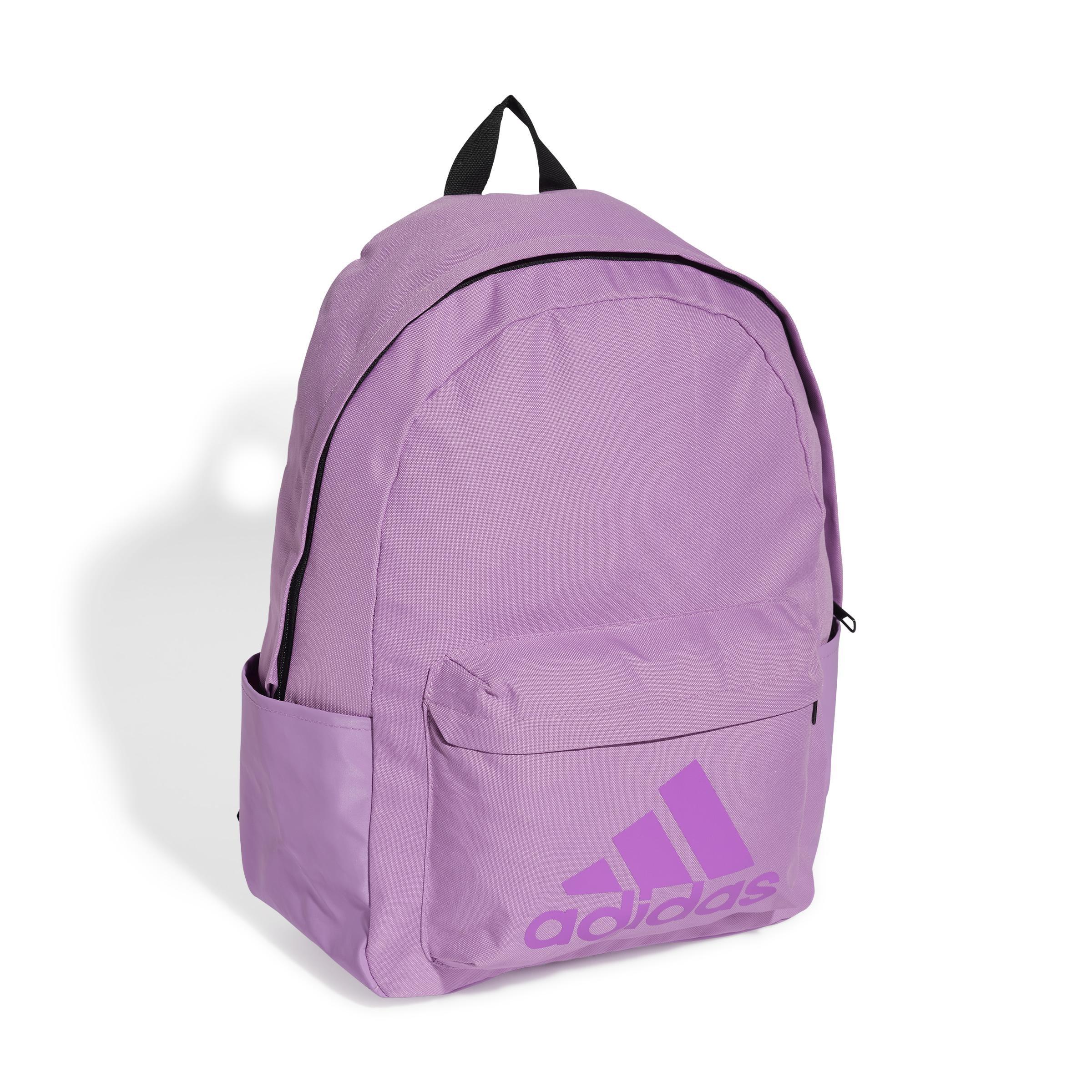 Unisex Classic Badge Of Sport Backpack, Purple, A701_ONE, large image number 0