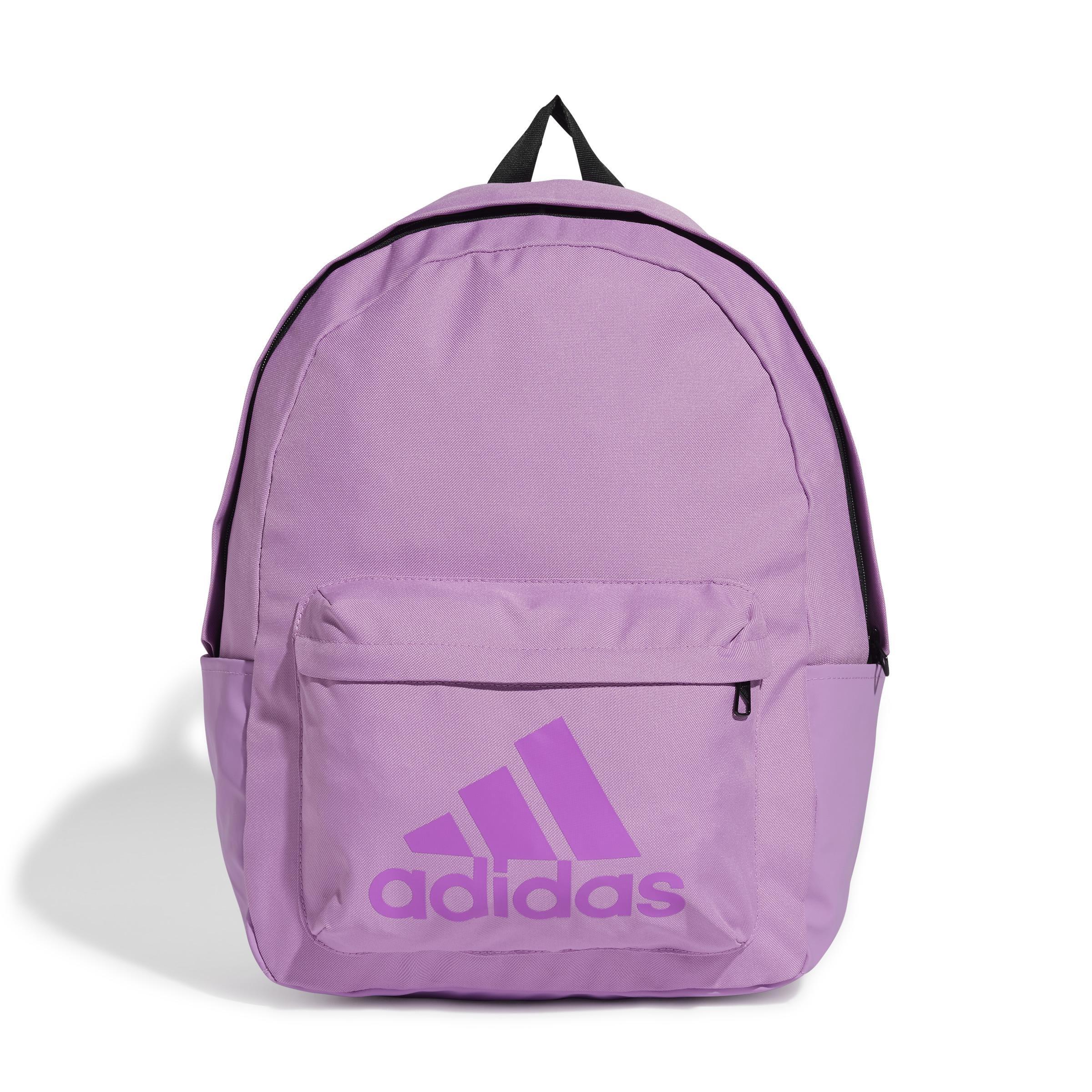 Unisex Classic Badge Of Sport Backpack, Purple, A701_ONE, large image number 2