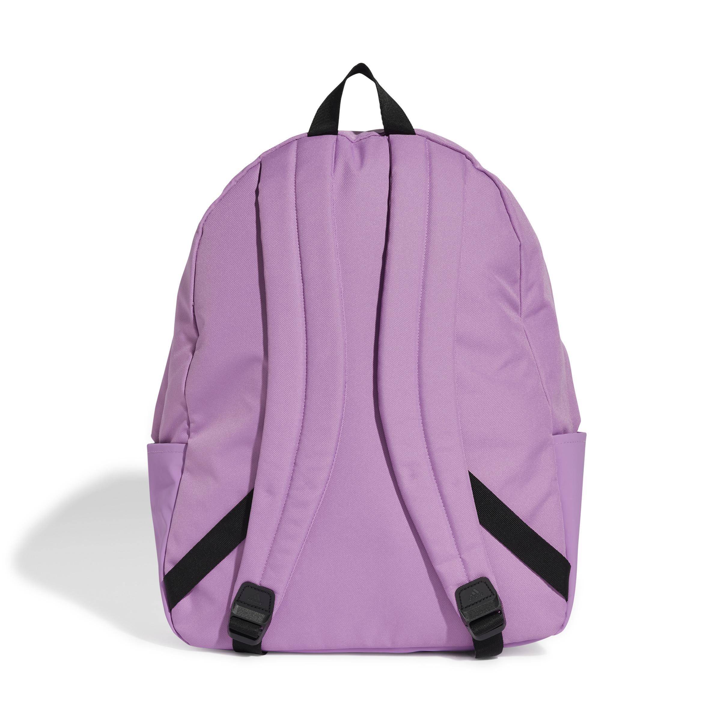 Unisex Classic Badge Of Sport Backpack, Purple, A701_ONE, large image number 3