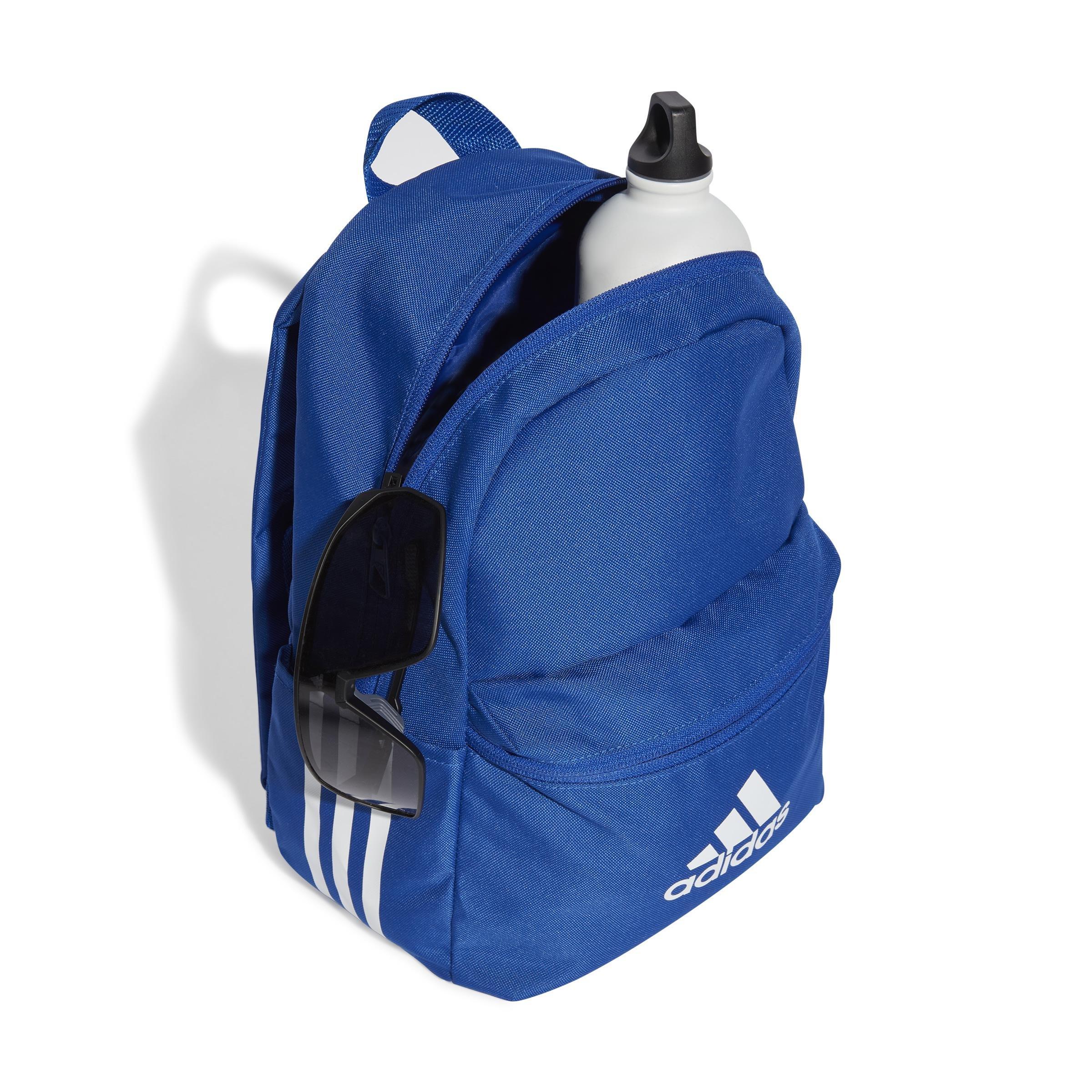 Unisex Badge Of Sport Backpack, Blue, A701_ONE, large image number 1