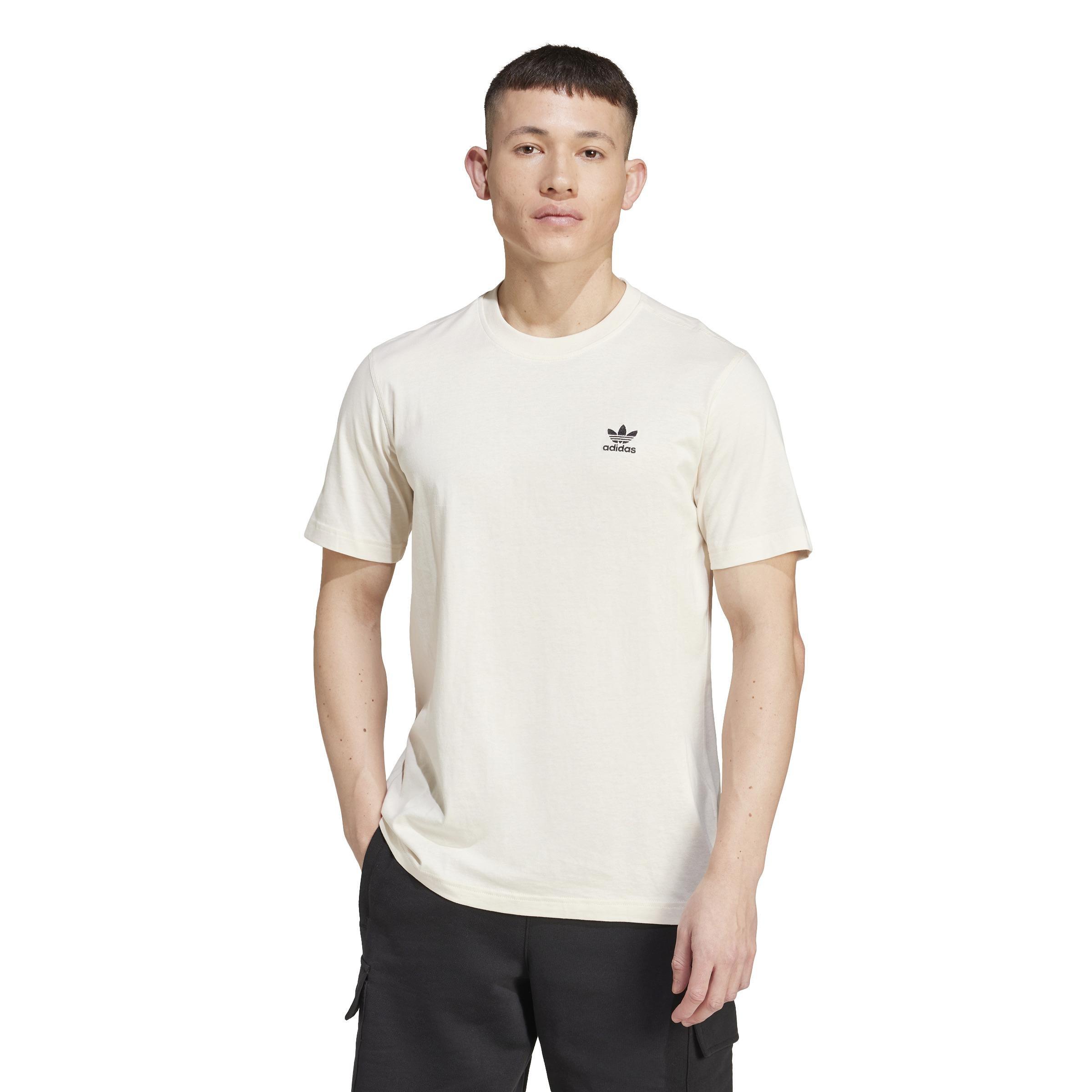 Trefoil Essentials T-Shirt, White, A701_ONE, large image number 7