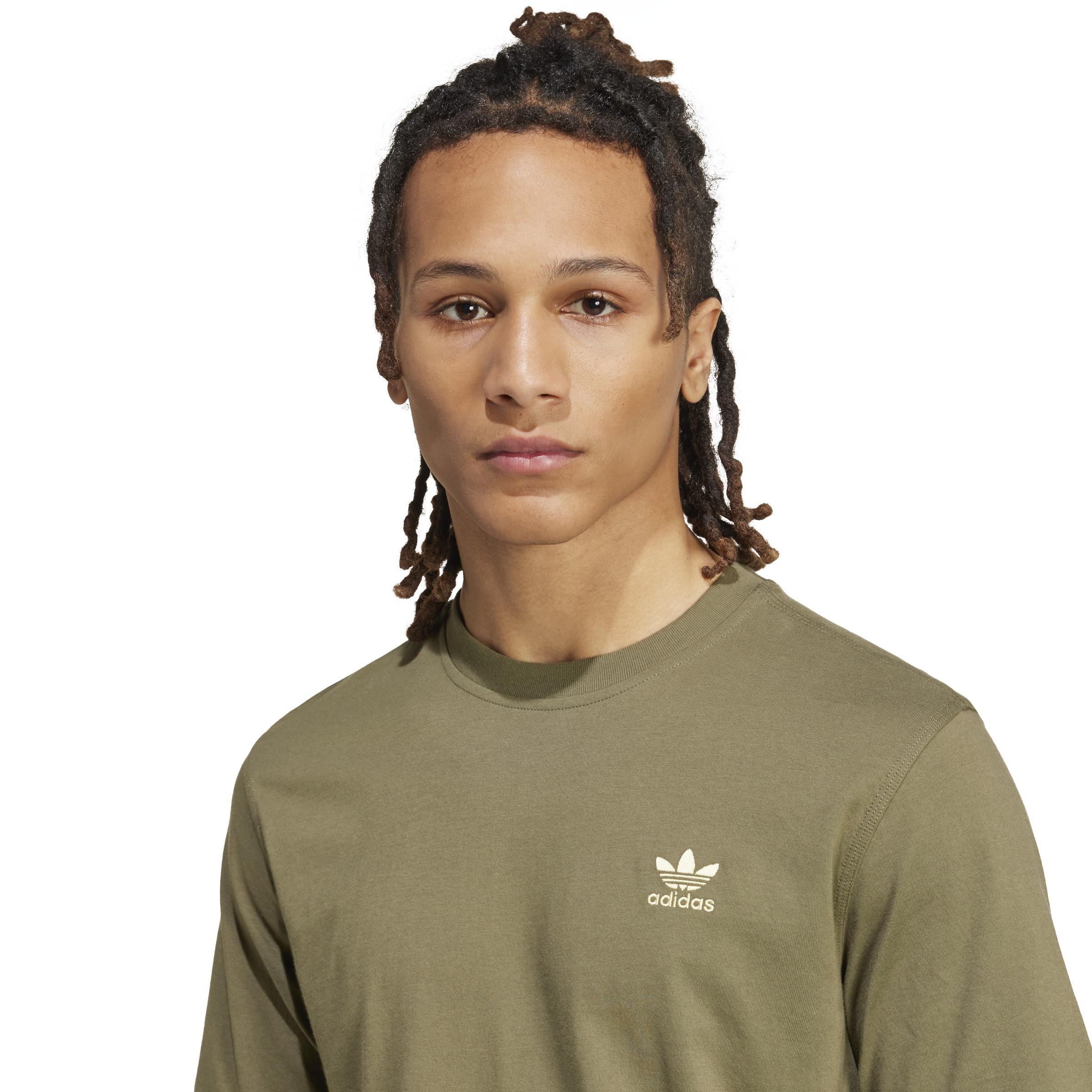 Trefoil Essentials T-Shirt, Green, A701_ONE, large image number 4