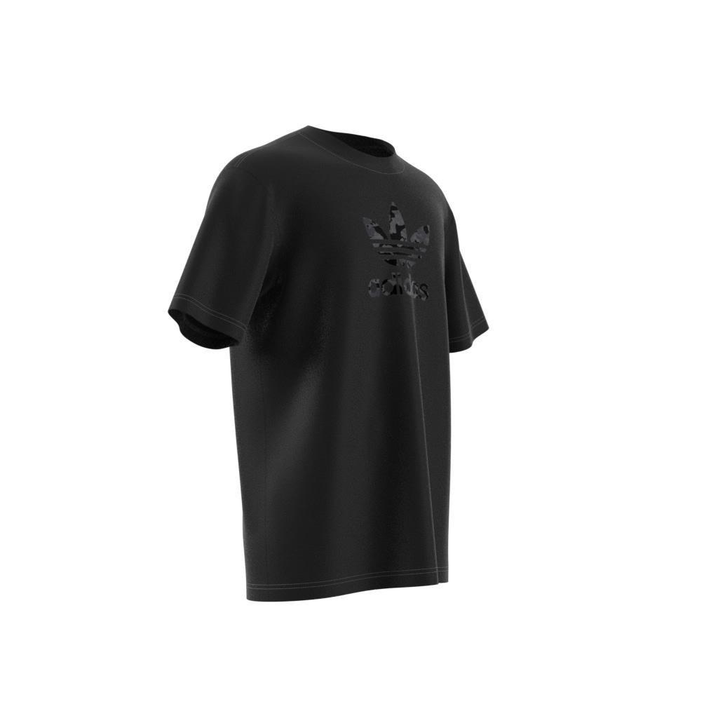 Camo Lil Trefoil T-Shirt, Black, A701_ONE, large image number 12