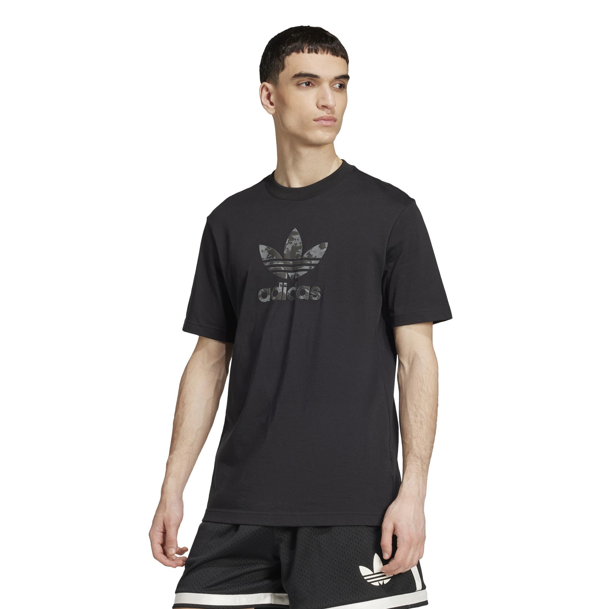 Camo Lil Trefoil T-Shirt, Black, A701_ONE, large image number 14