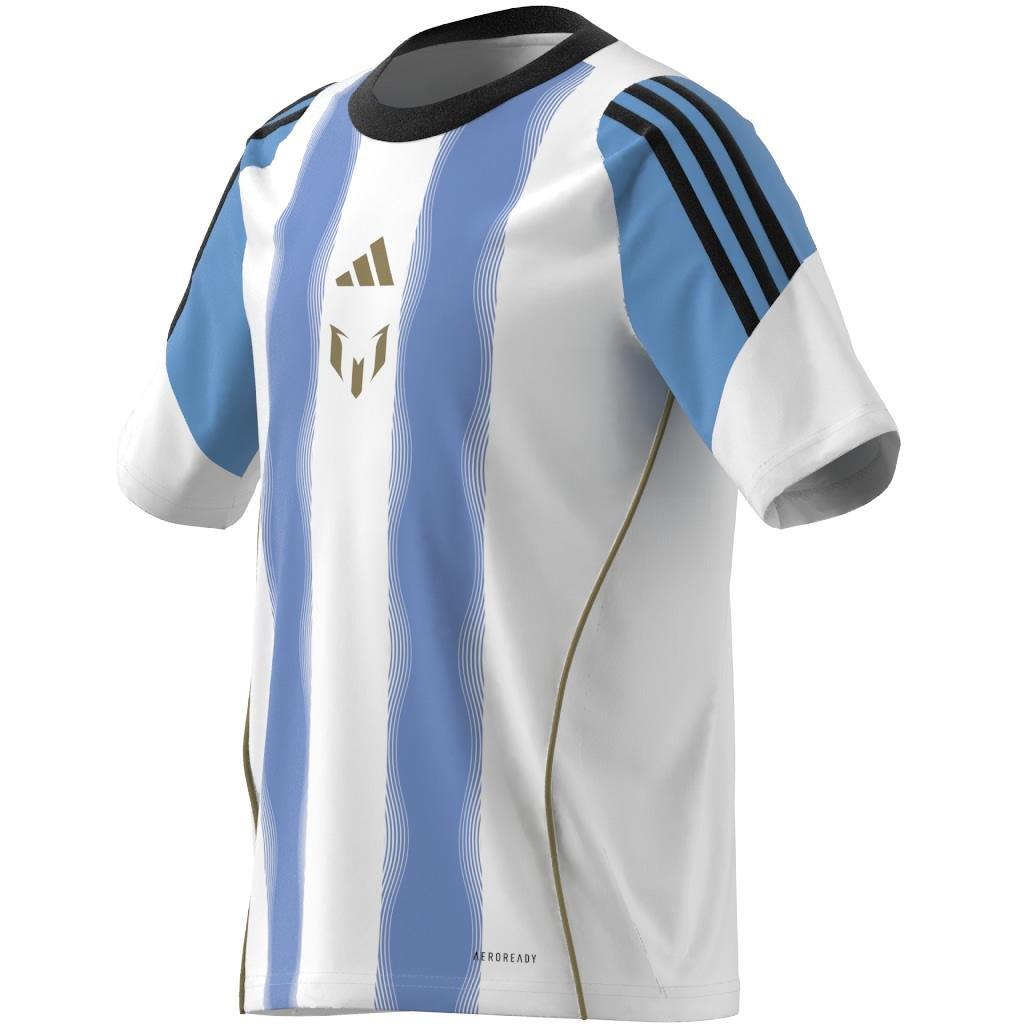 Messi Training Jersey Kids WHITE/SEBLBU Unisex Junior, A701_ONE, large image number 10