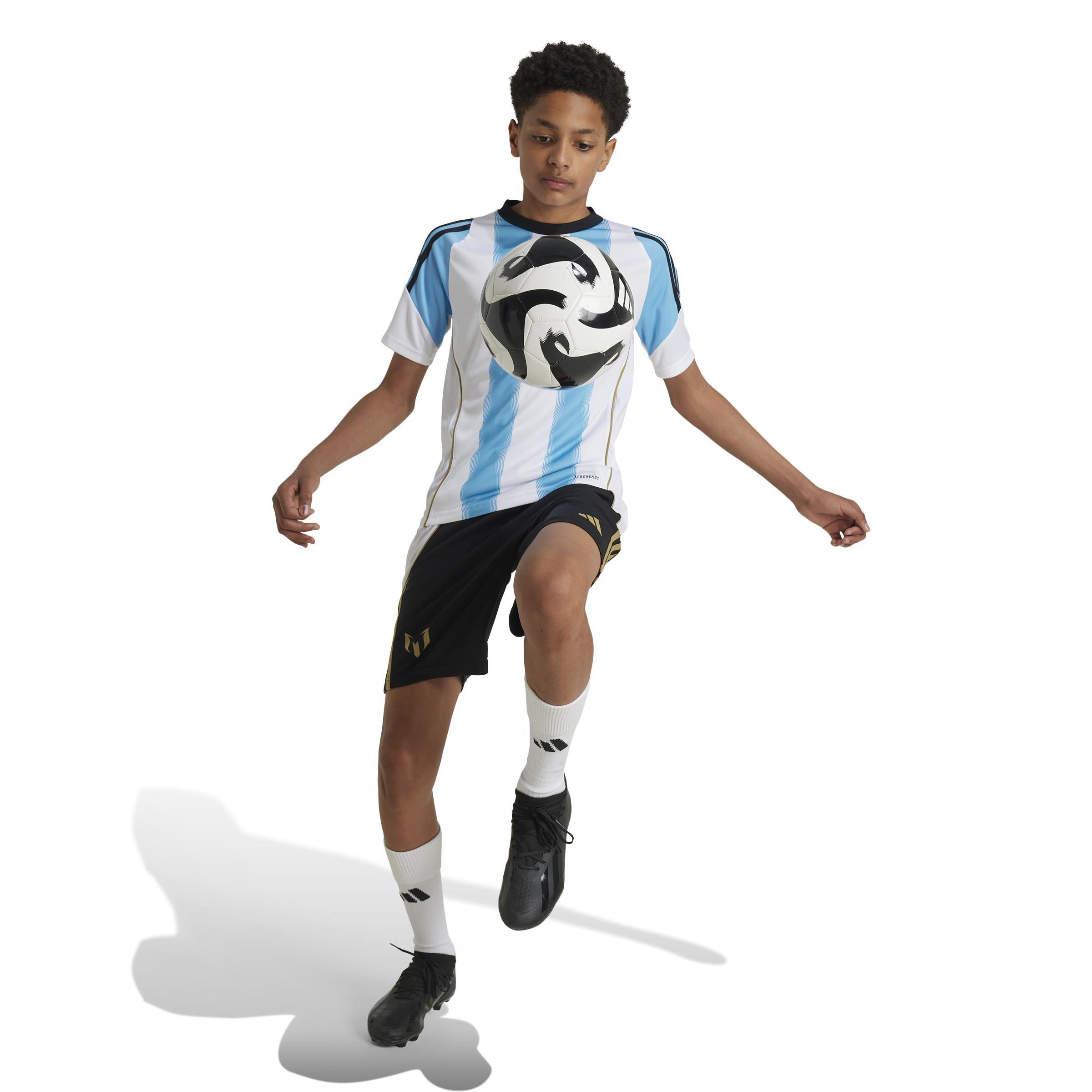 Messi Training Jersey Kids WHITE/SEBLBU Unisex Junior, A701_ONE, large image number 12