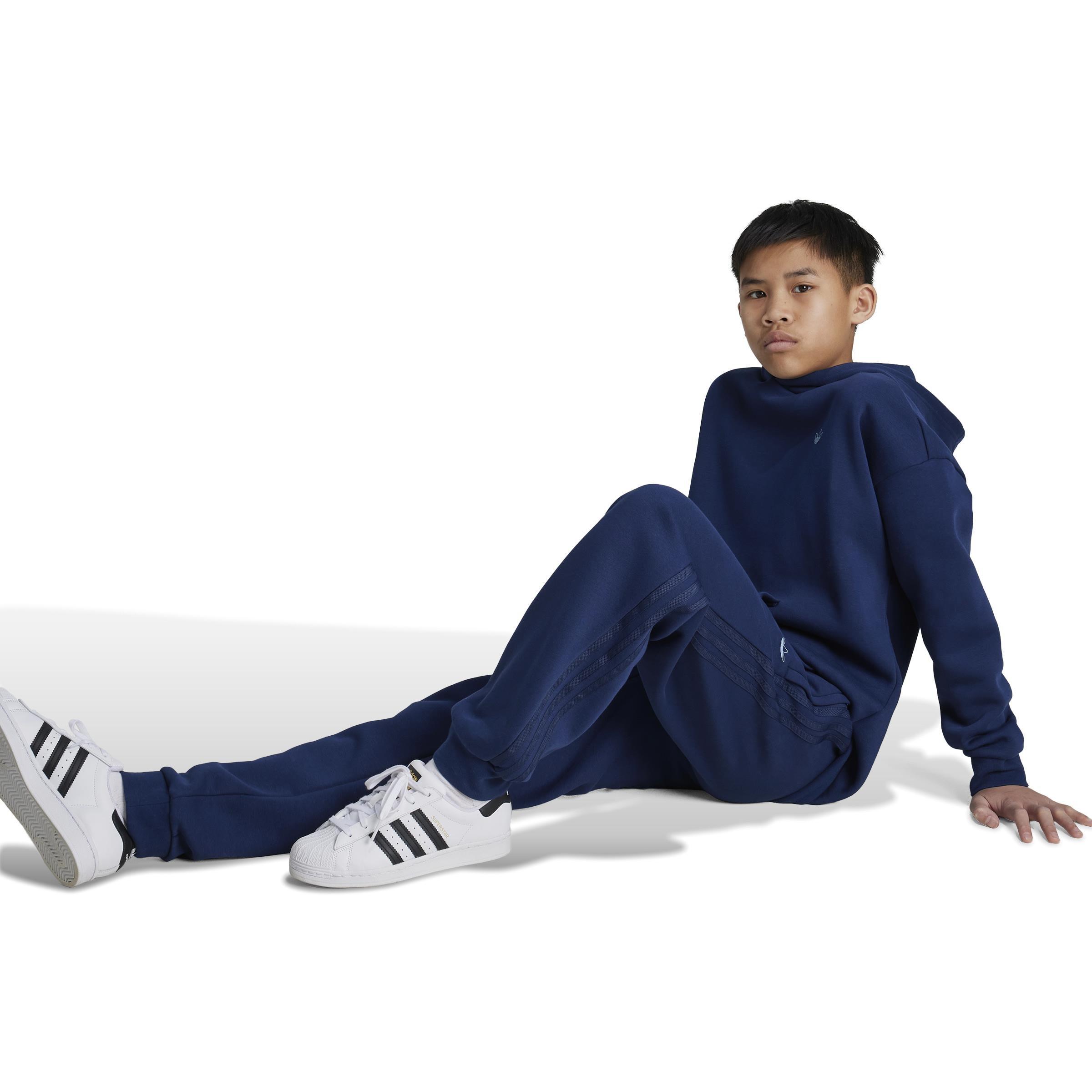 Kids Unisex Graphic Sweat Joggers, Blue, A701_ONE, large image number 1