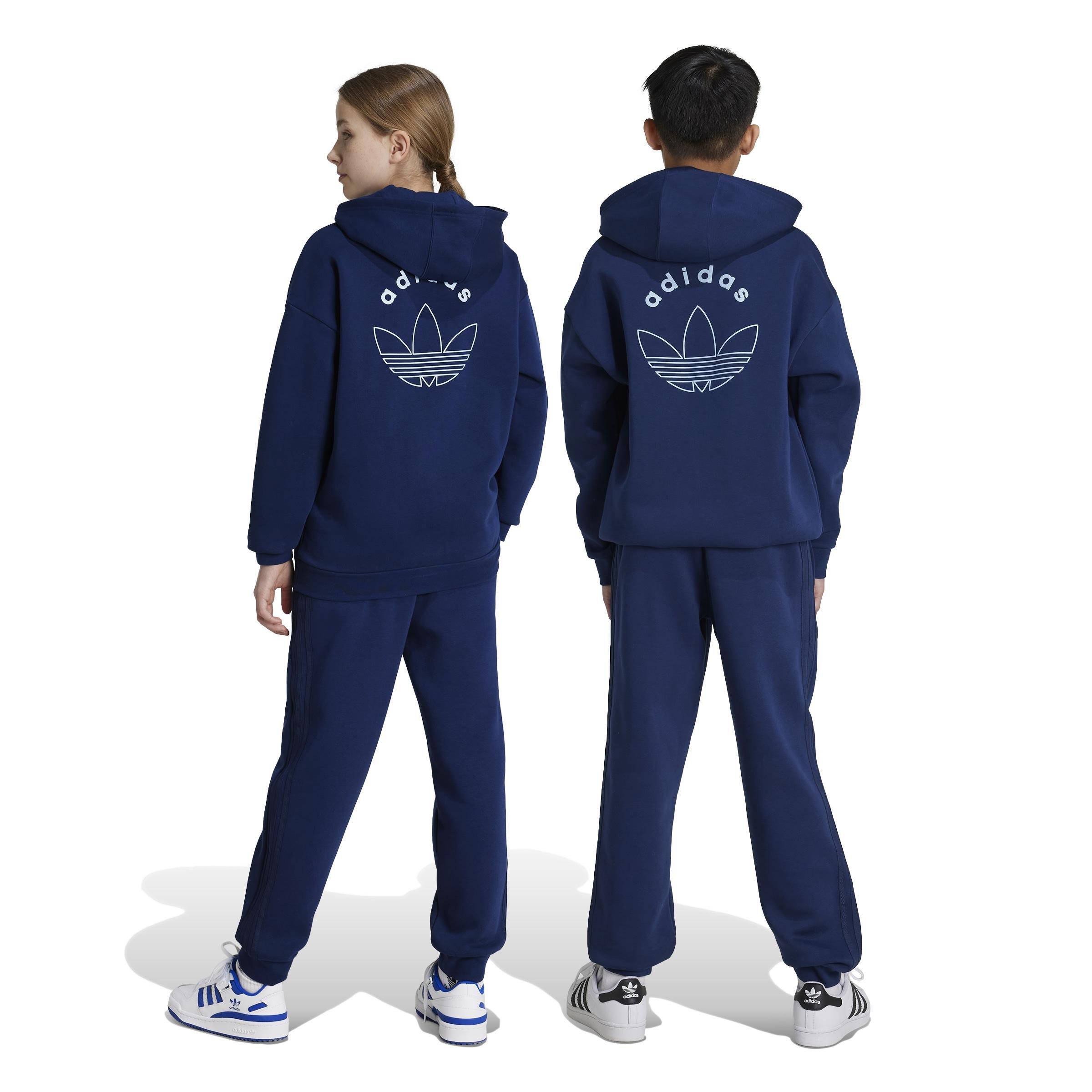 Kids Unisex Graphic Sweat Joggers, Blue, A701_ONE, large image number 3