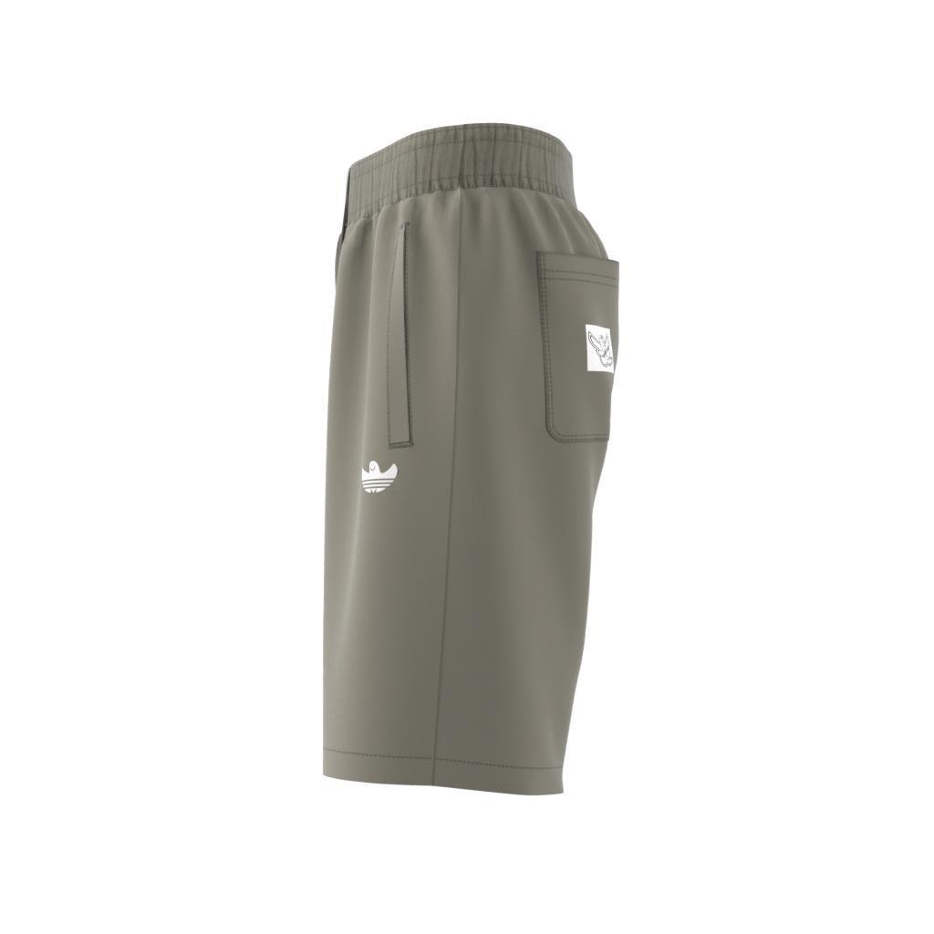 Unisex Shmoofoil Cargo Shorts, Green, A701_ONE, large image number 7