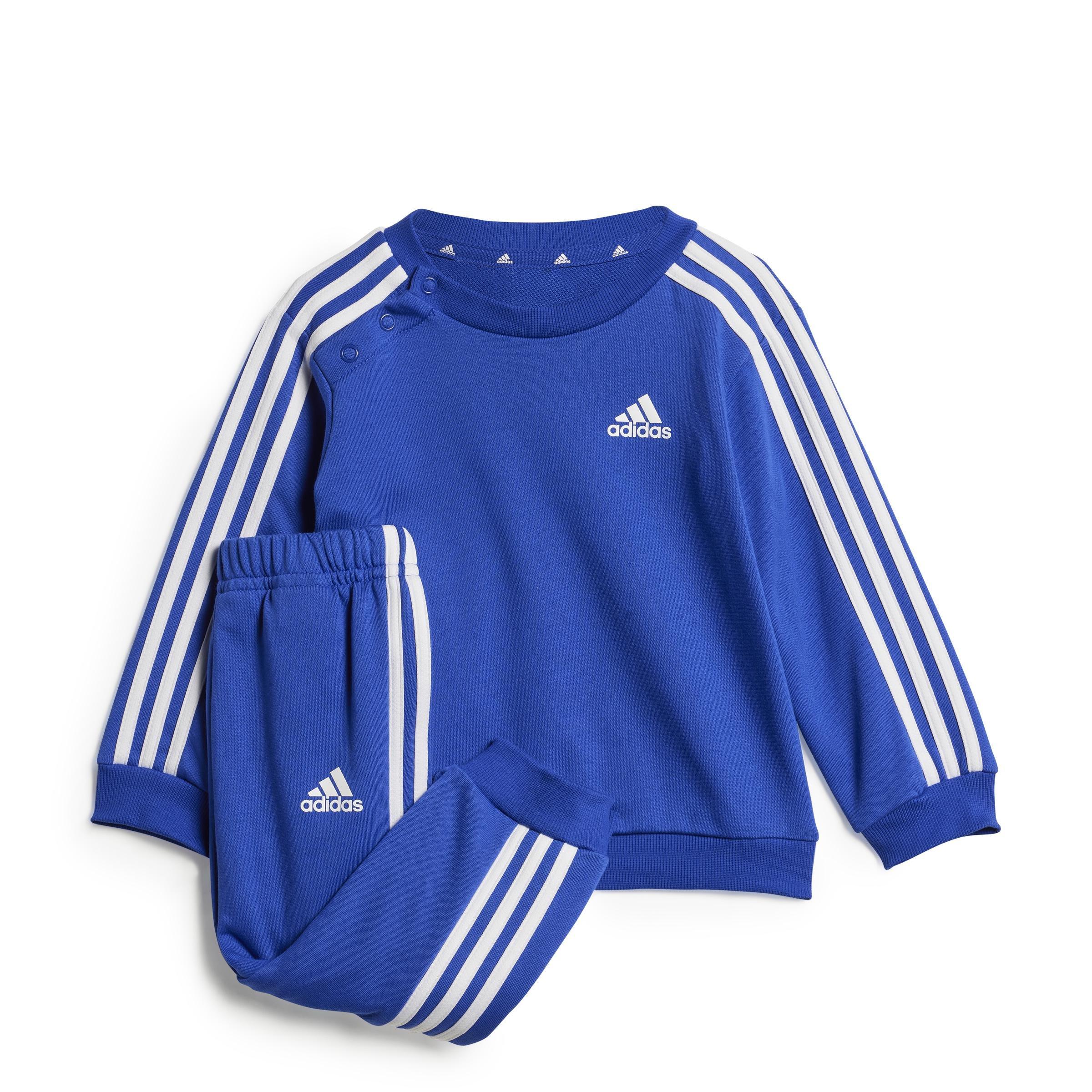 Essentials 3-Stripes Jogger Set, Blue, A701_ONE, large image number 0