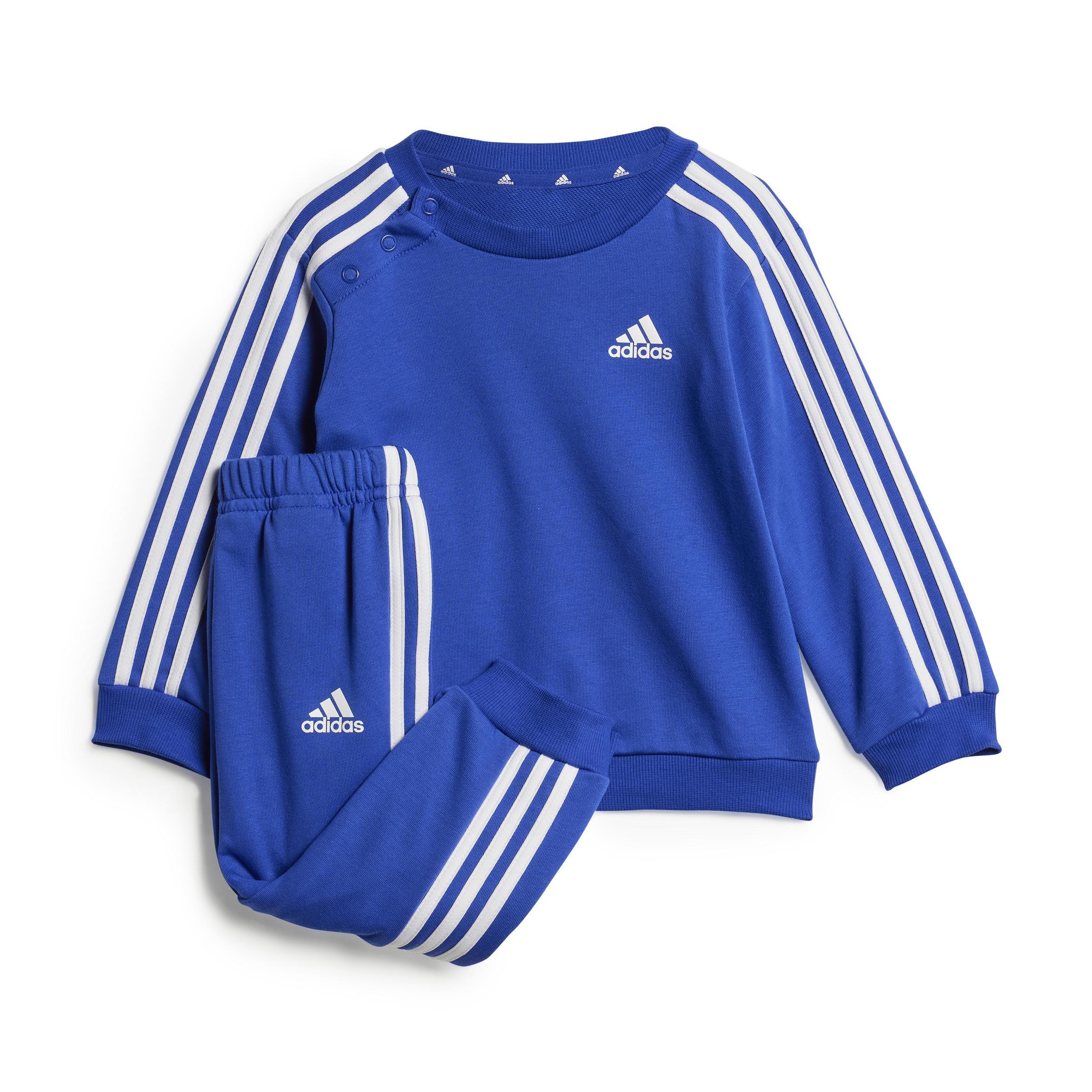 Essentials 3-Stripes Jogger Set, Blue, A701_ONE, large image number 1