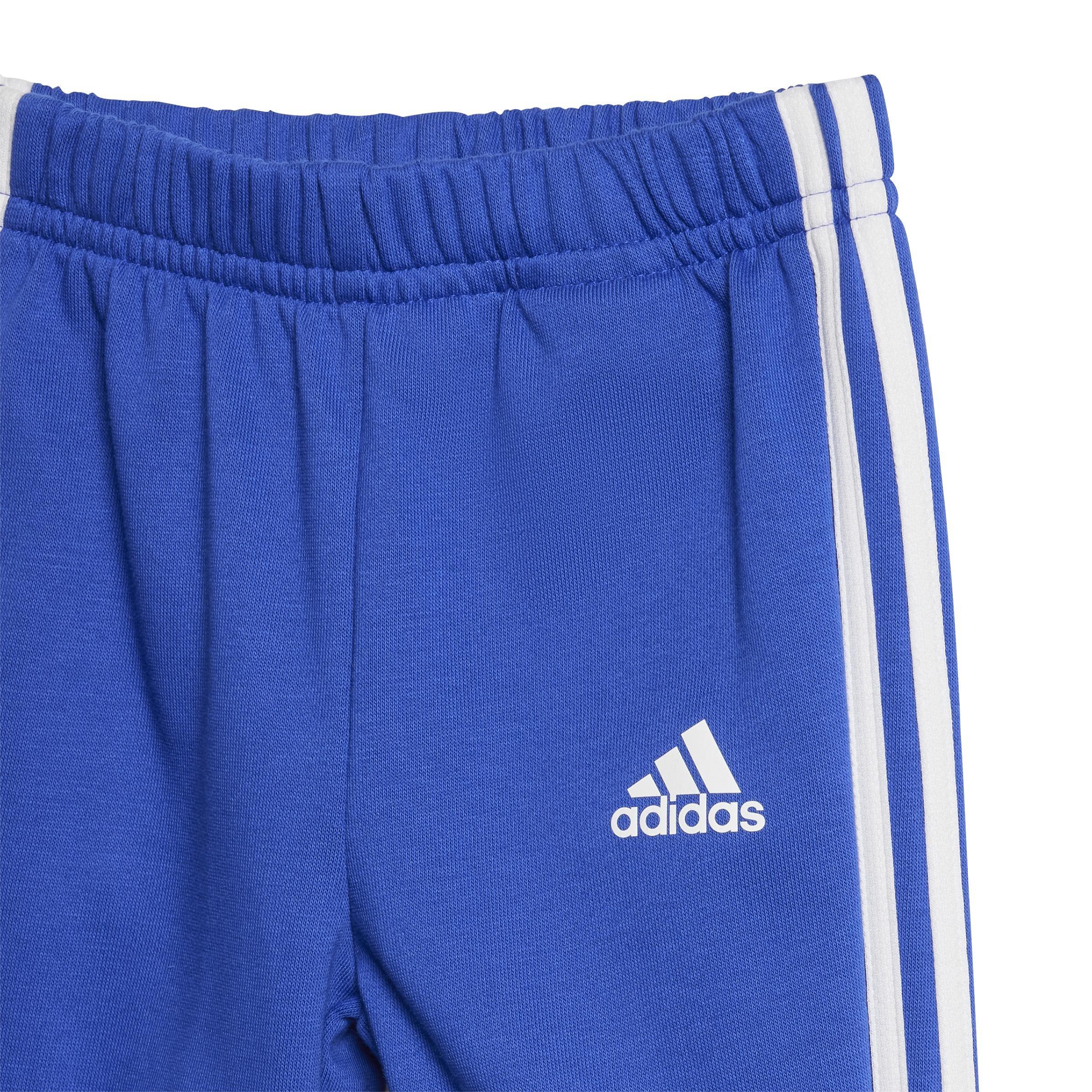 Essentials 3-Stripes Jogger Set, Blue, A701_ONE, large image number 4