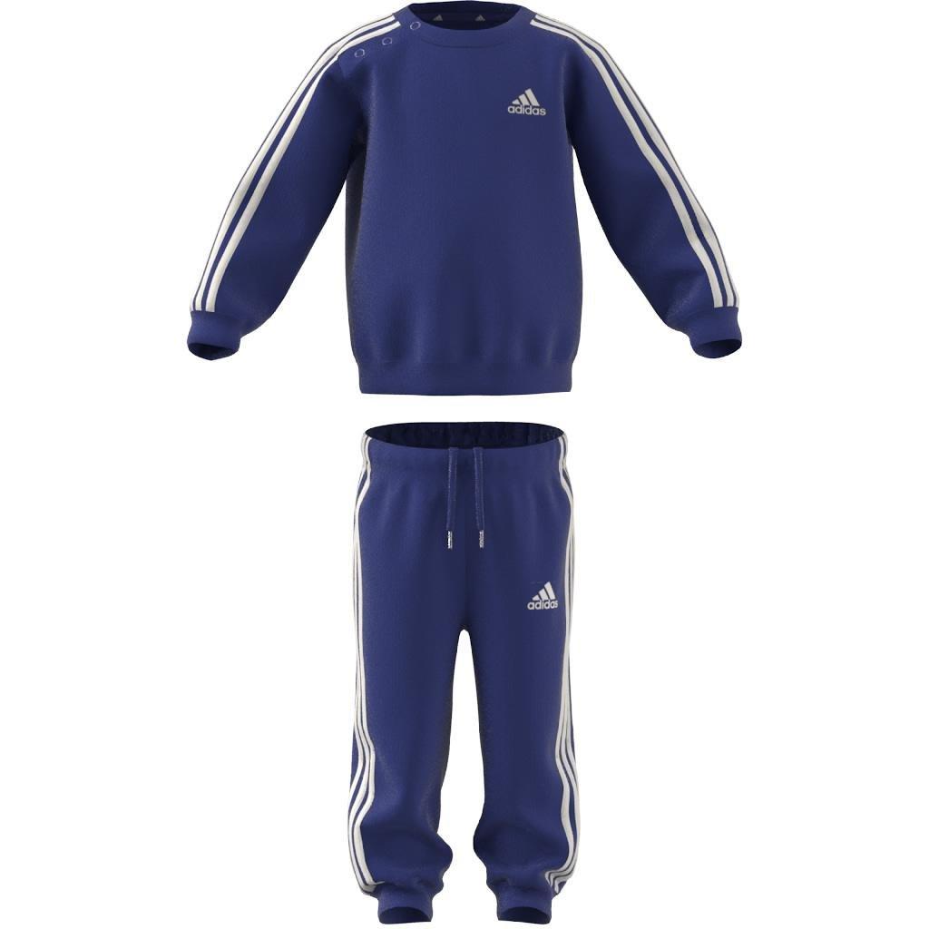 Essentials 3-Stripes Jogger Set, Blue, A701_ONE, large image number 7