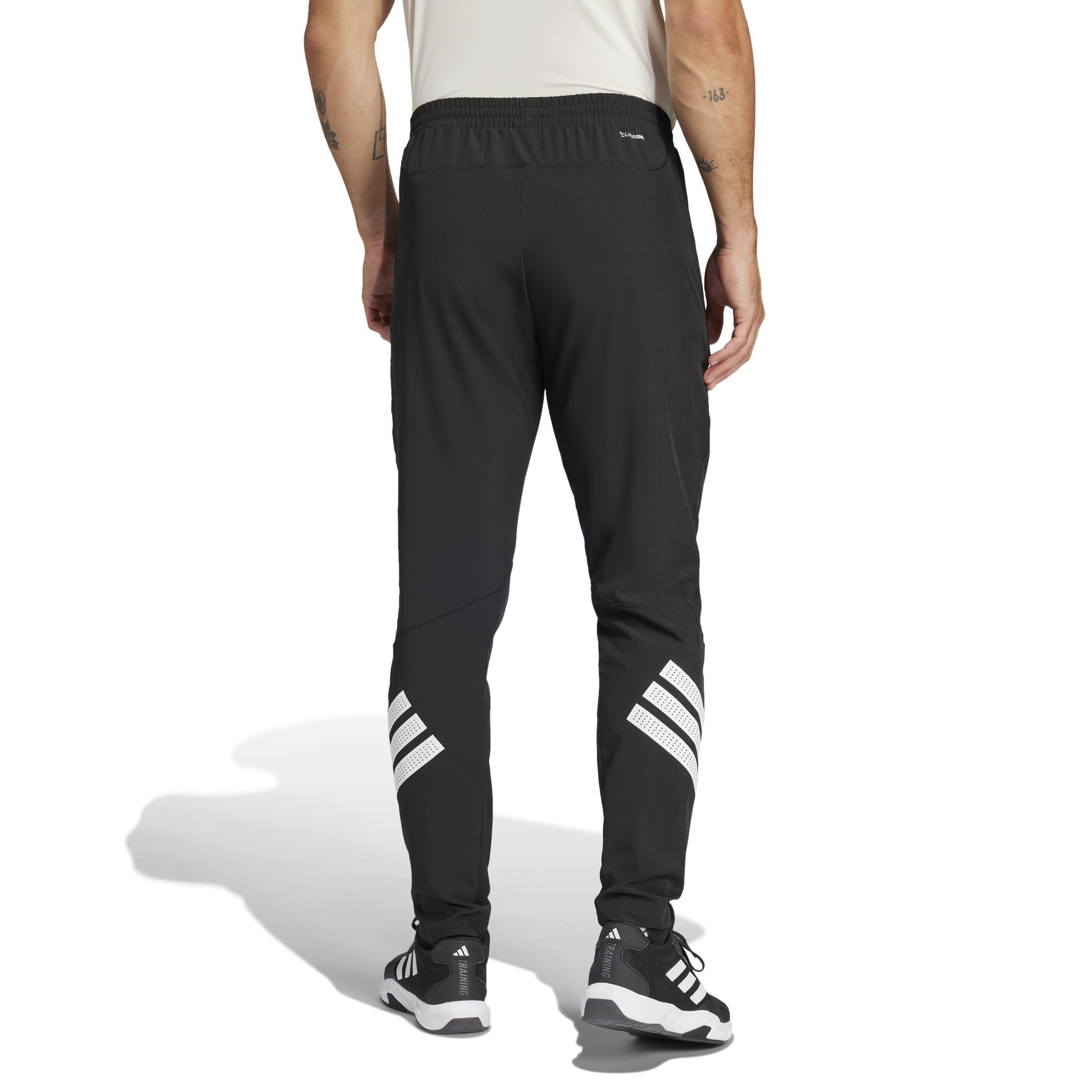 Icon 3-Stripes Woven Joggers, Black, , large image number 2