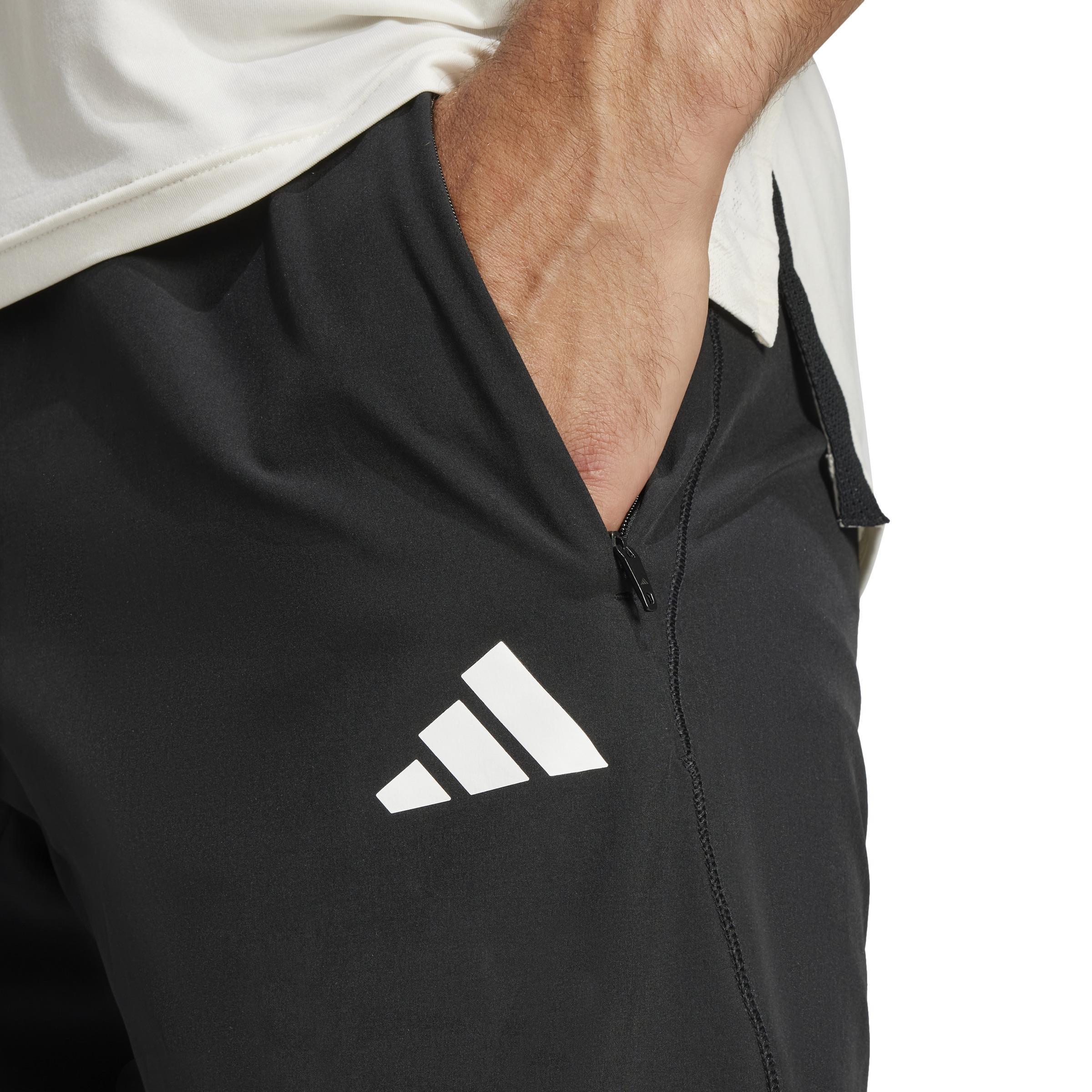 Icon 3-Stripes Woven Joggers, Black, , large image number 3