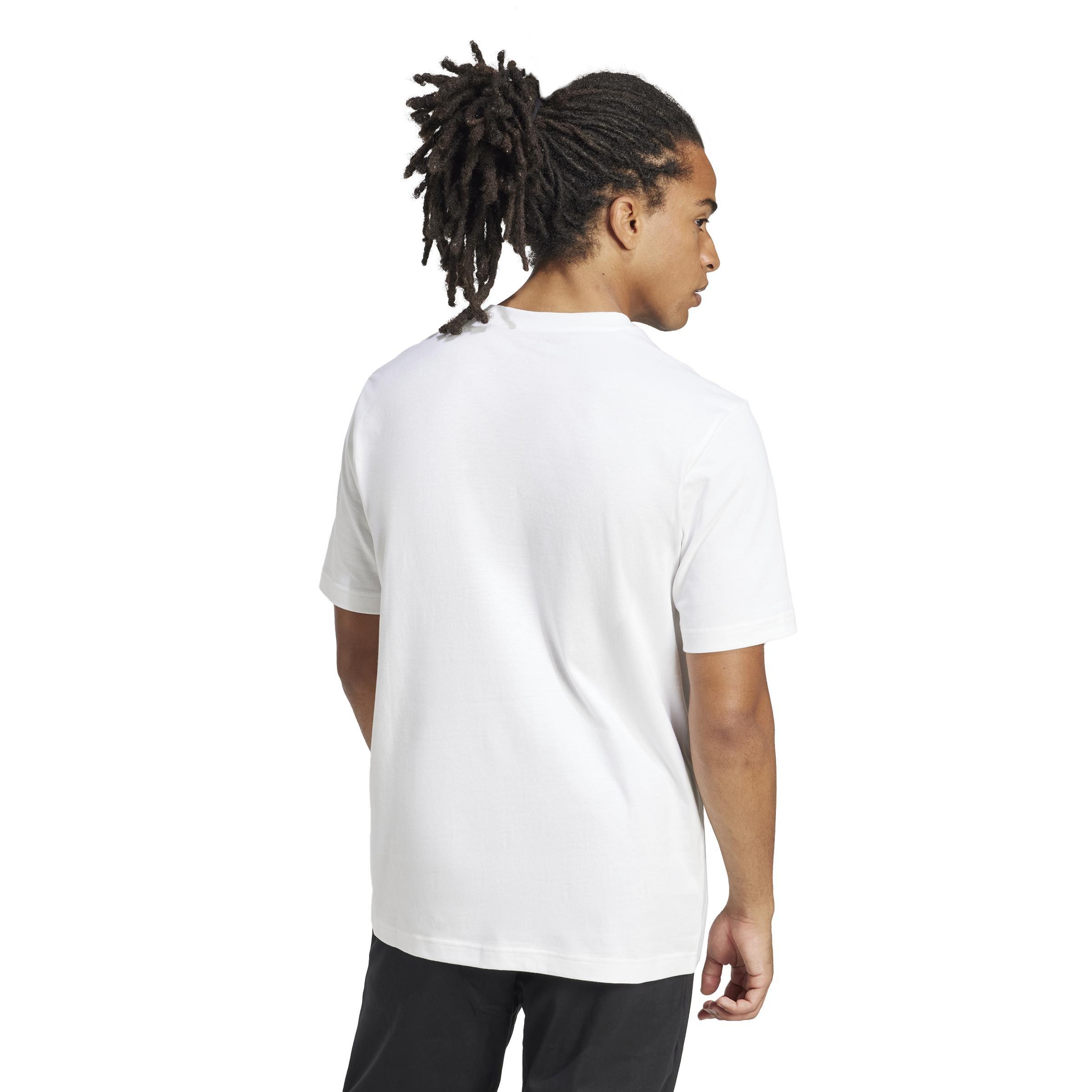 Lounge Slides Graphic Pocket T-Shirt, White, A701_ONE, large image number 3