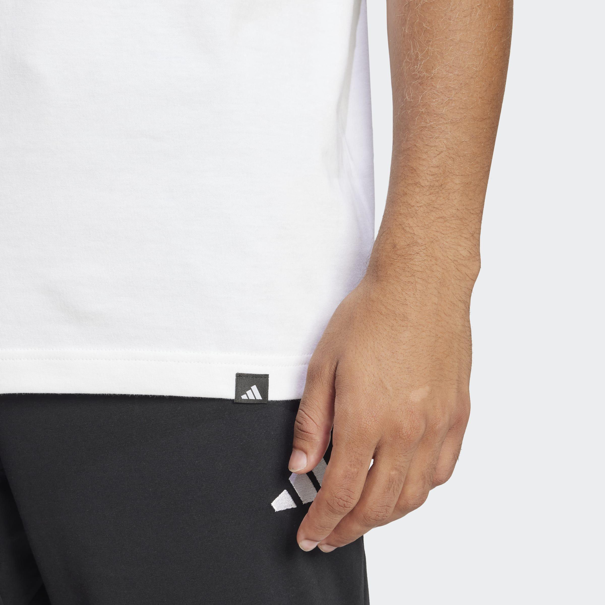 Lounge Slides Graphic Pocket T-Shirt, White, A701_ONE, large image number 4