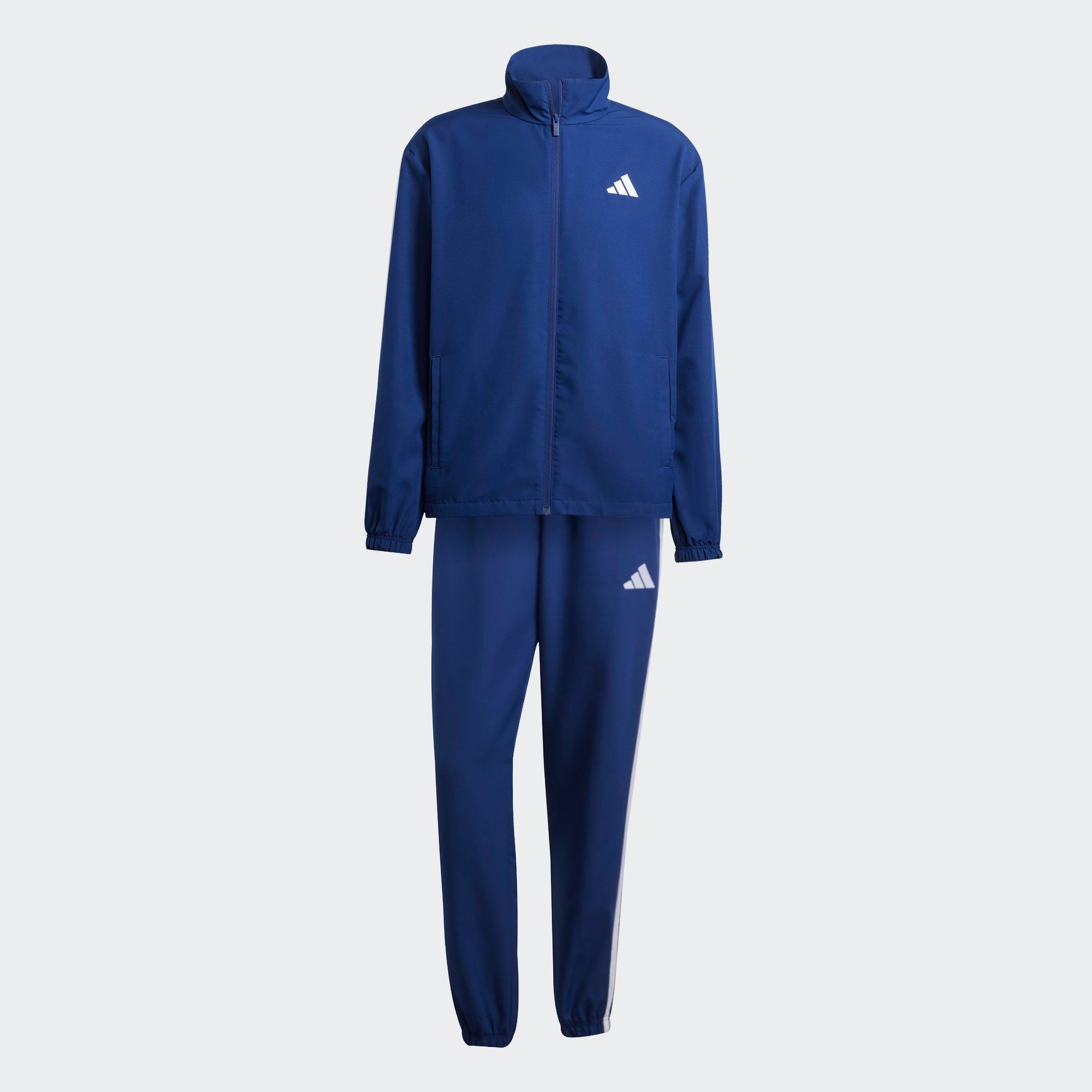 3-Stripes Woven Tracksuits, Blue, A701_ONE, large image number 0