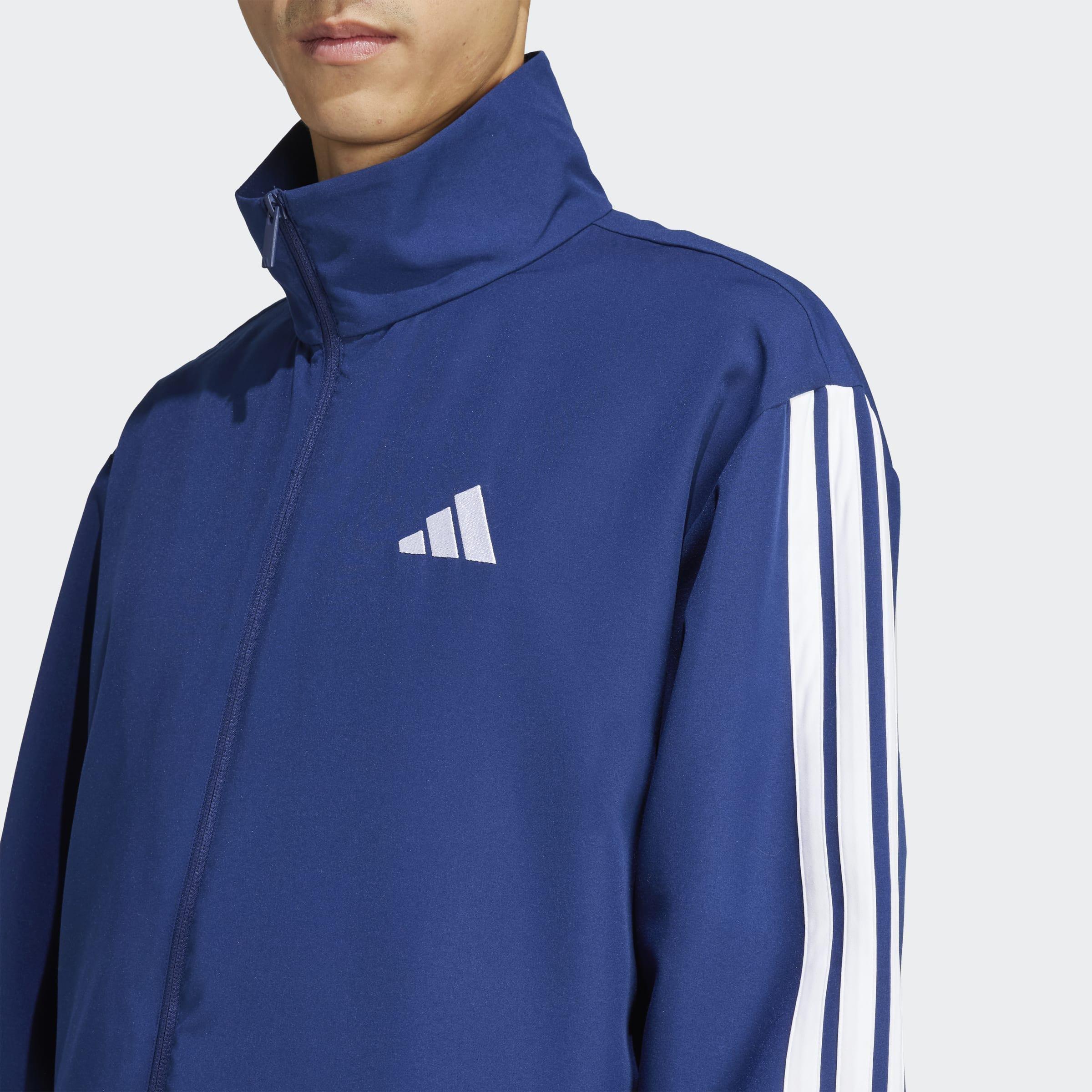 3-Stripes Woven Tracksuits, Blue, A701_ONE, large image number 3