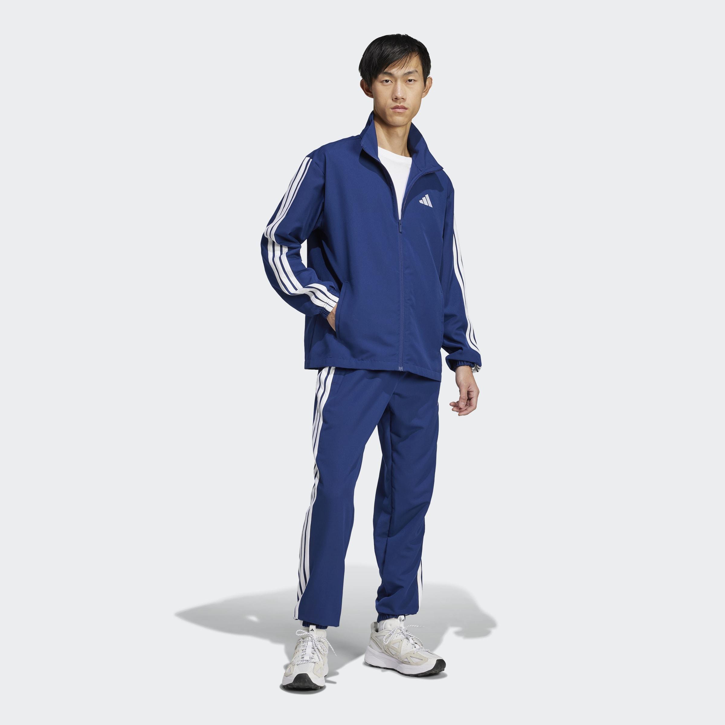 3-Stripes Woven Tracksuits, Blue, A701_ONE, large image number 5