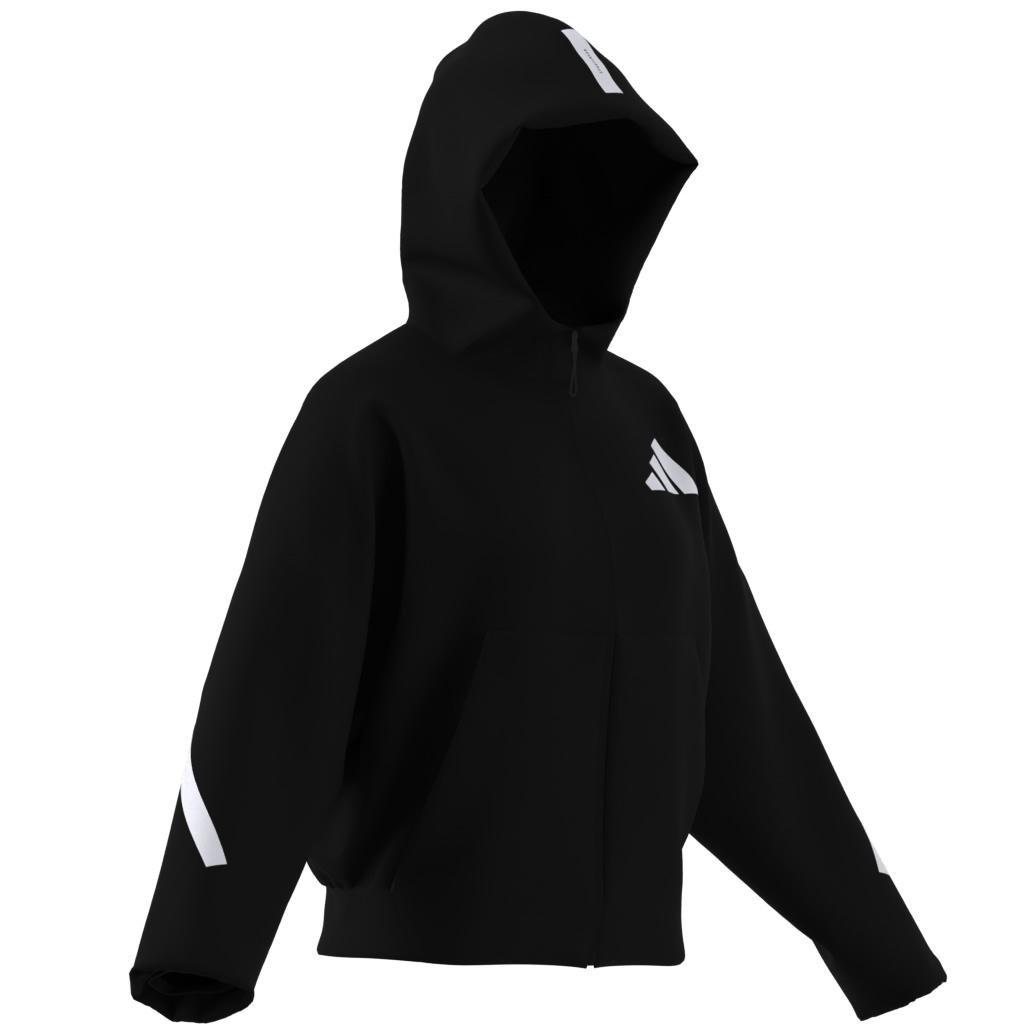 adidas Z.N.E. Full-Zip Hoodie, Black, A701_ONE, large image number 14